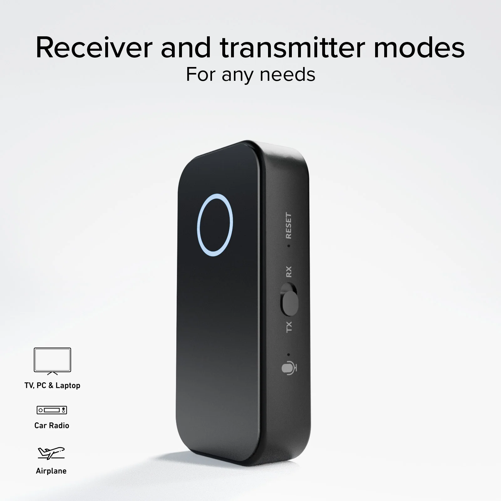 Adattatore audio wireless 2-in-1 RX/TX con jack 3,5mm universale - Image 4