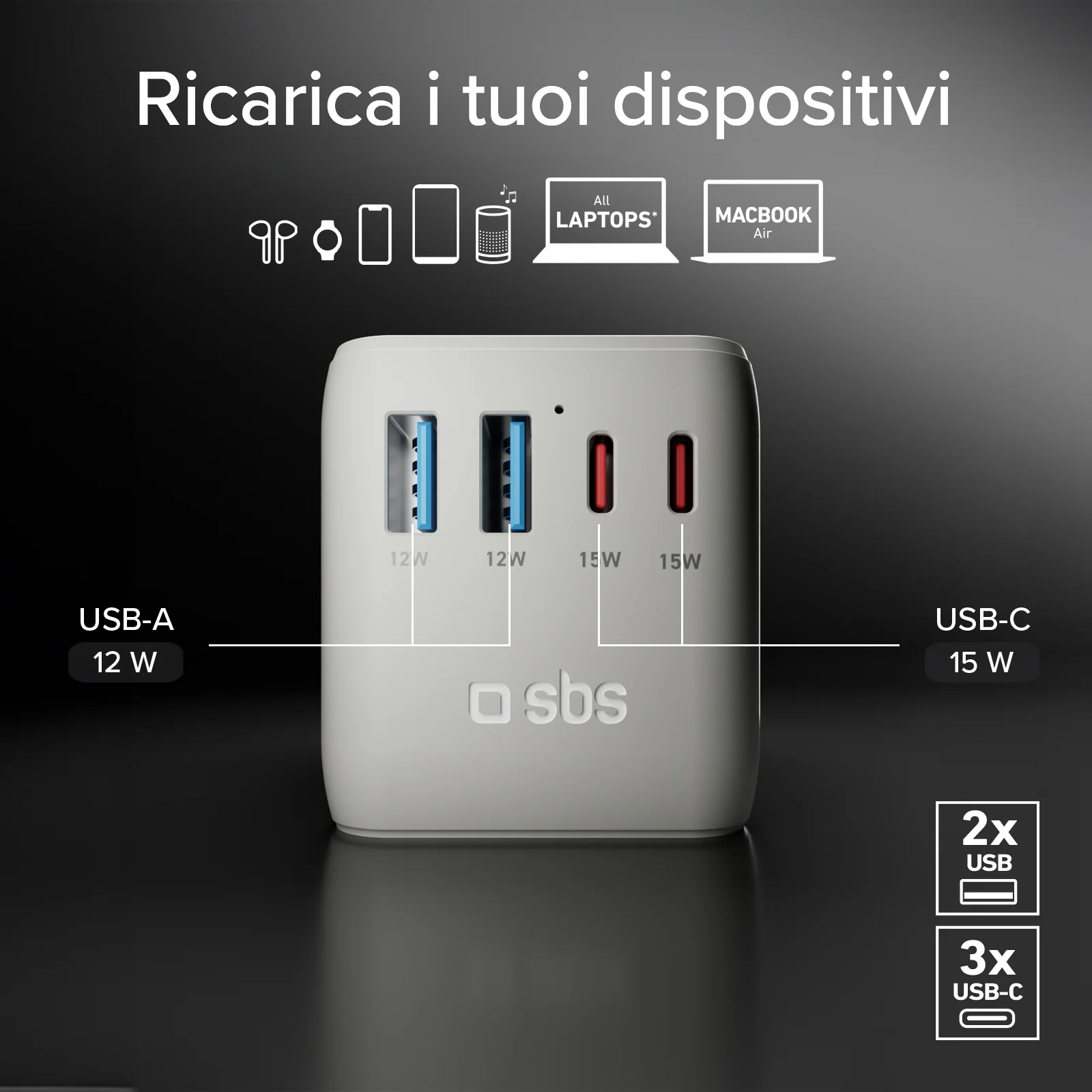 Adattatore caricatore universale da viaggio GaN - Image 18