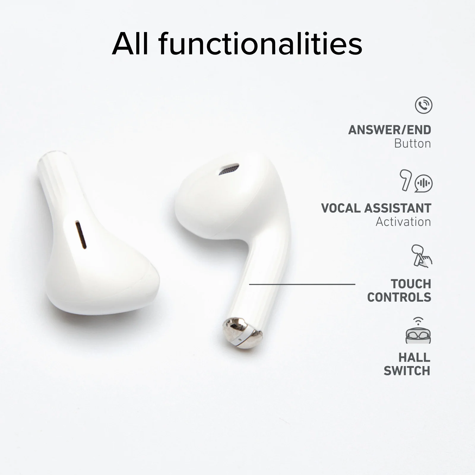 Auricolari TWS con custodia di ricarica da 250 mAh - Image 19