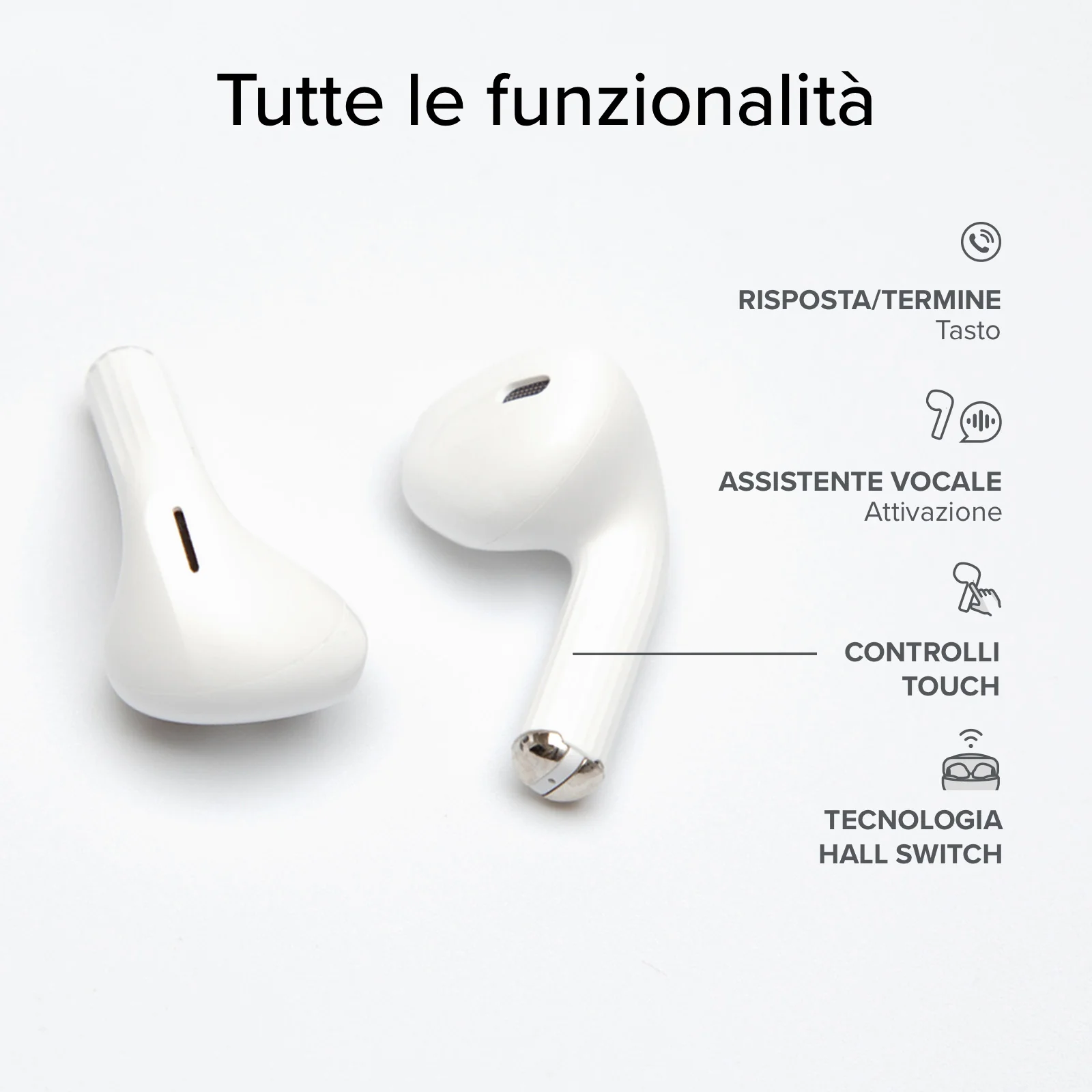 Auricolari TWS con custodia di ricarica da 250 mAh - Image 20