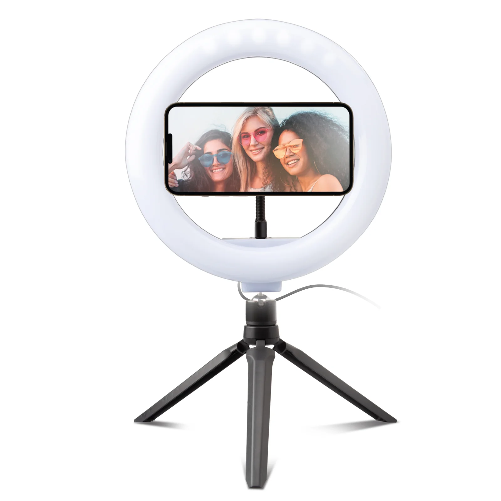 Anello LED con treppiede per video e foto - Image 2