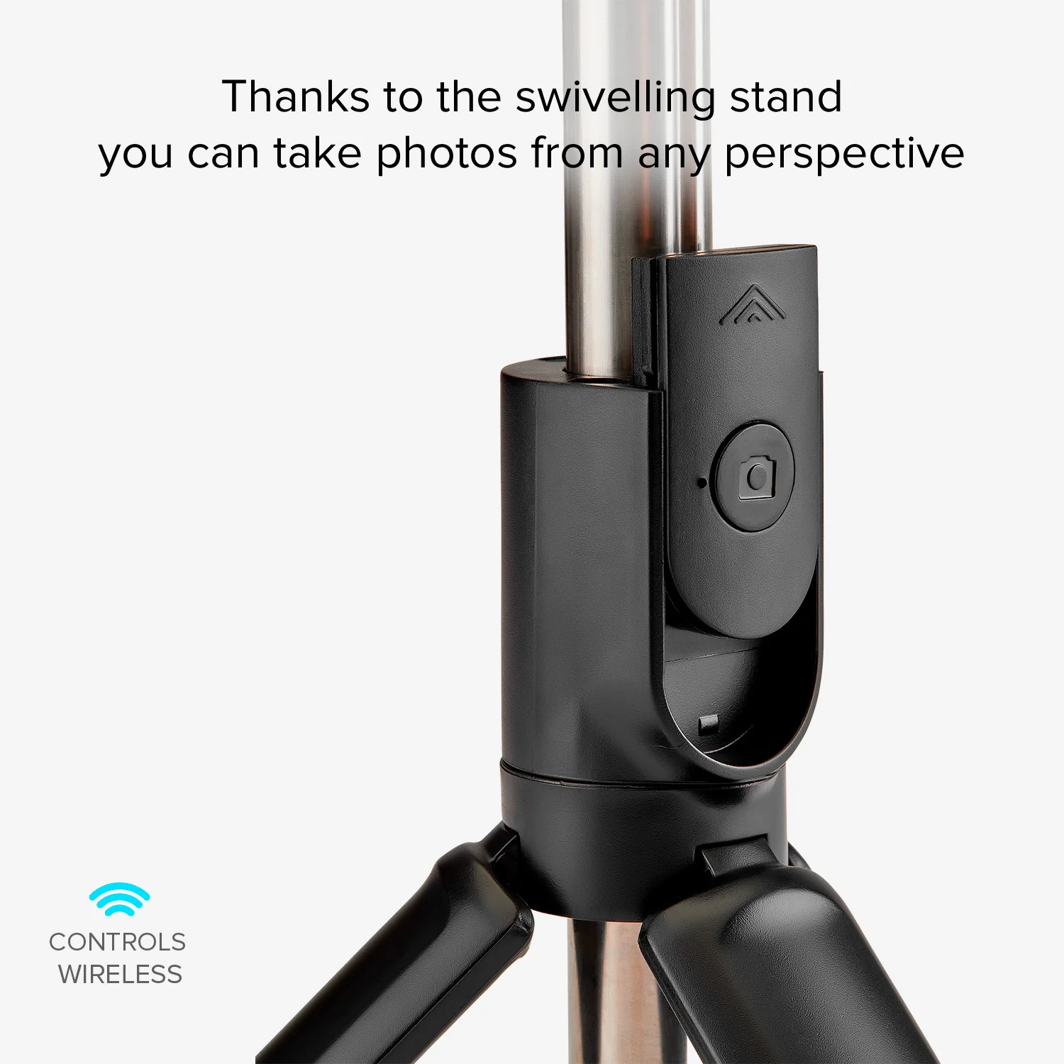Selfie stick Wireless estensibile con luce LED per smartphone - Image 6