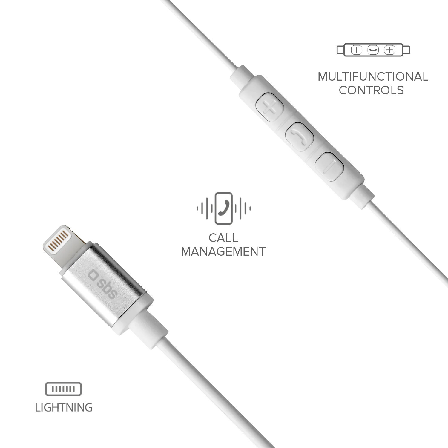 Auricolari in-ear con filo stereo e connettore Lightning Made For Apple - Image 6
