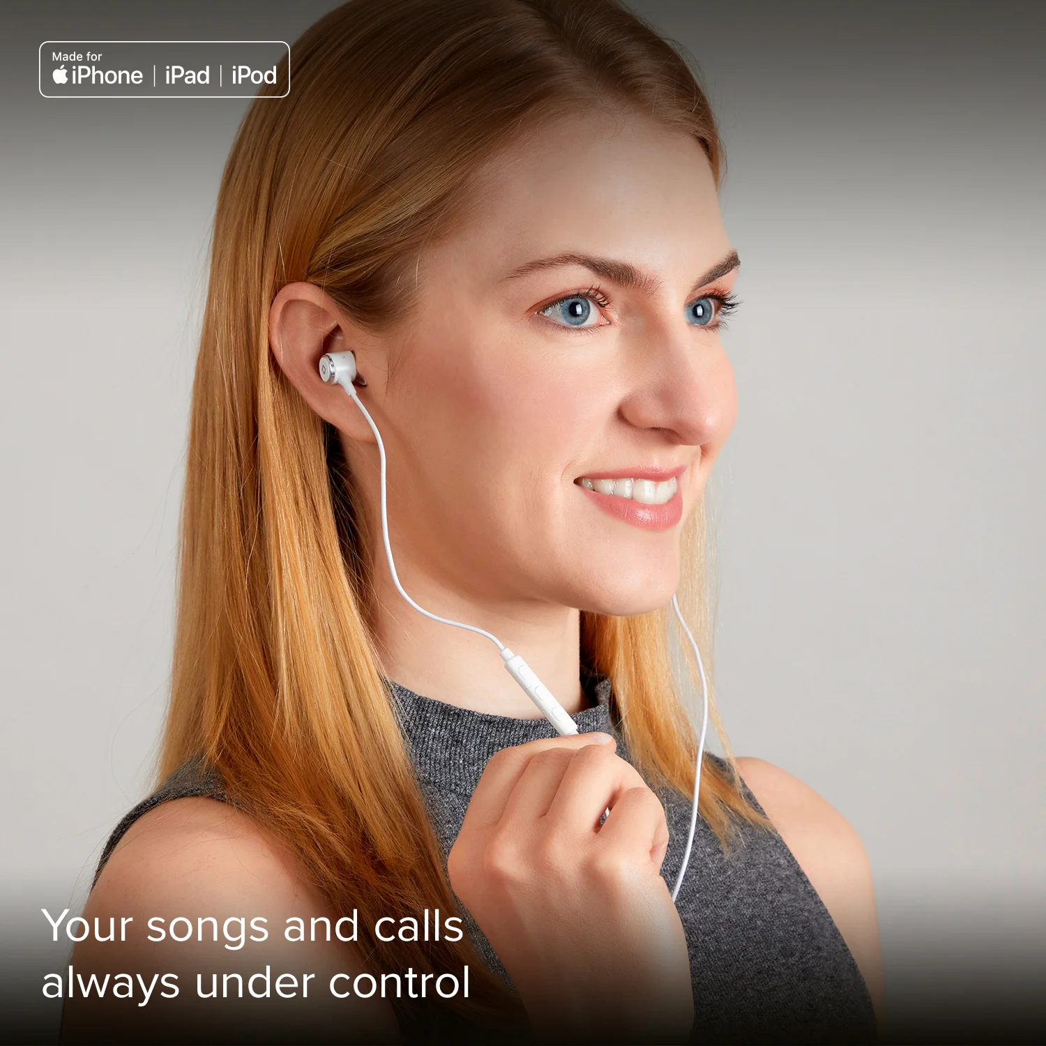 Auricolari in-ear con filo stereo e connettore Lightning Made For Apple - Image 8