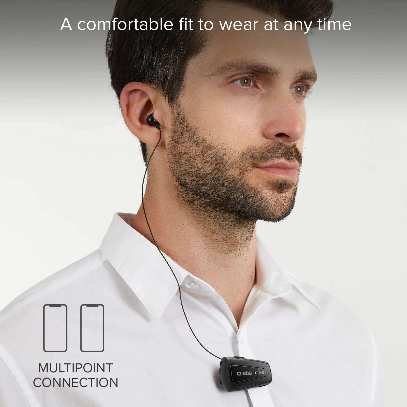 Auricolare Wireless con roller clip - Image 12