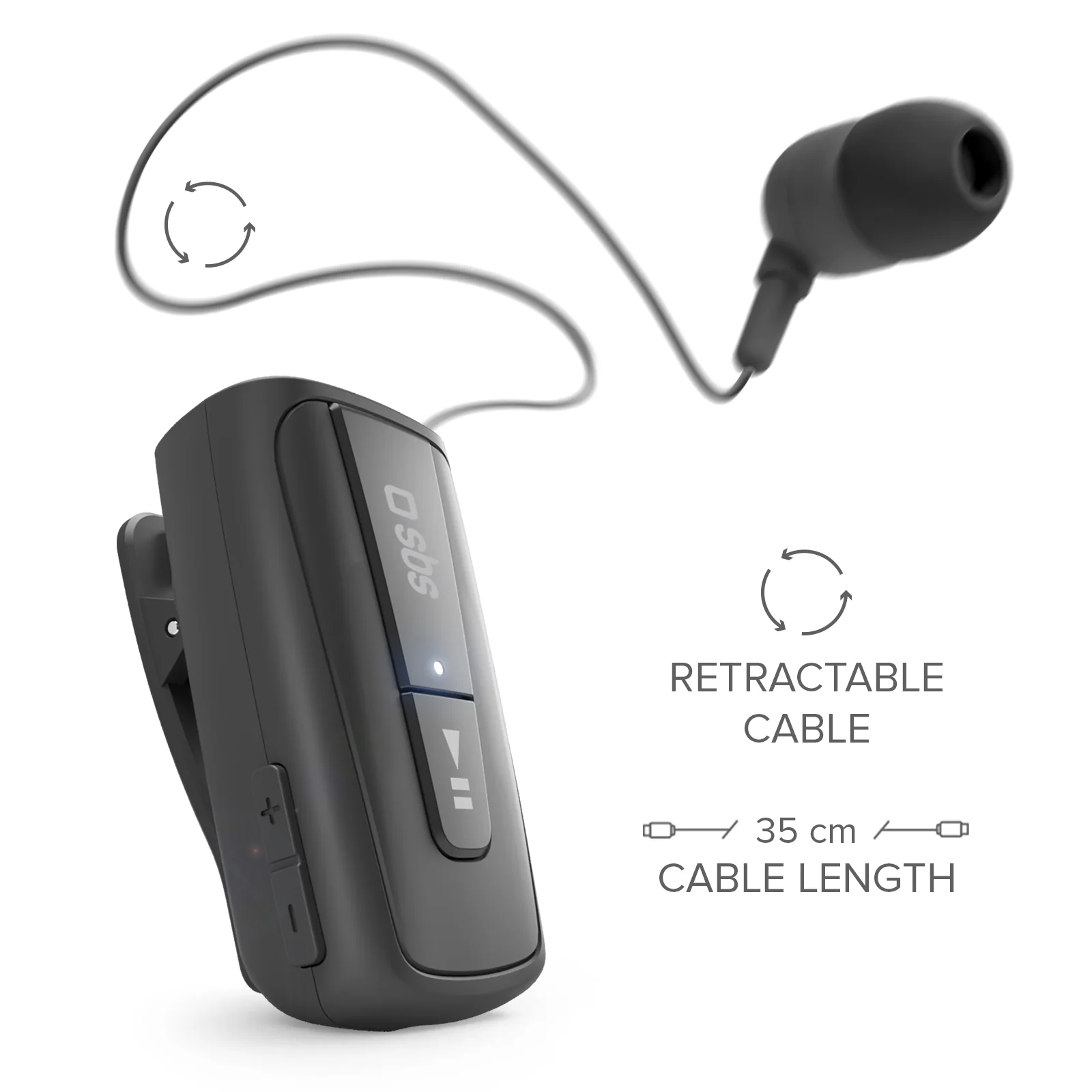 Auricolare Wireless con roller clip - Image 7