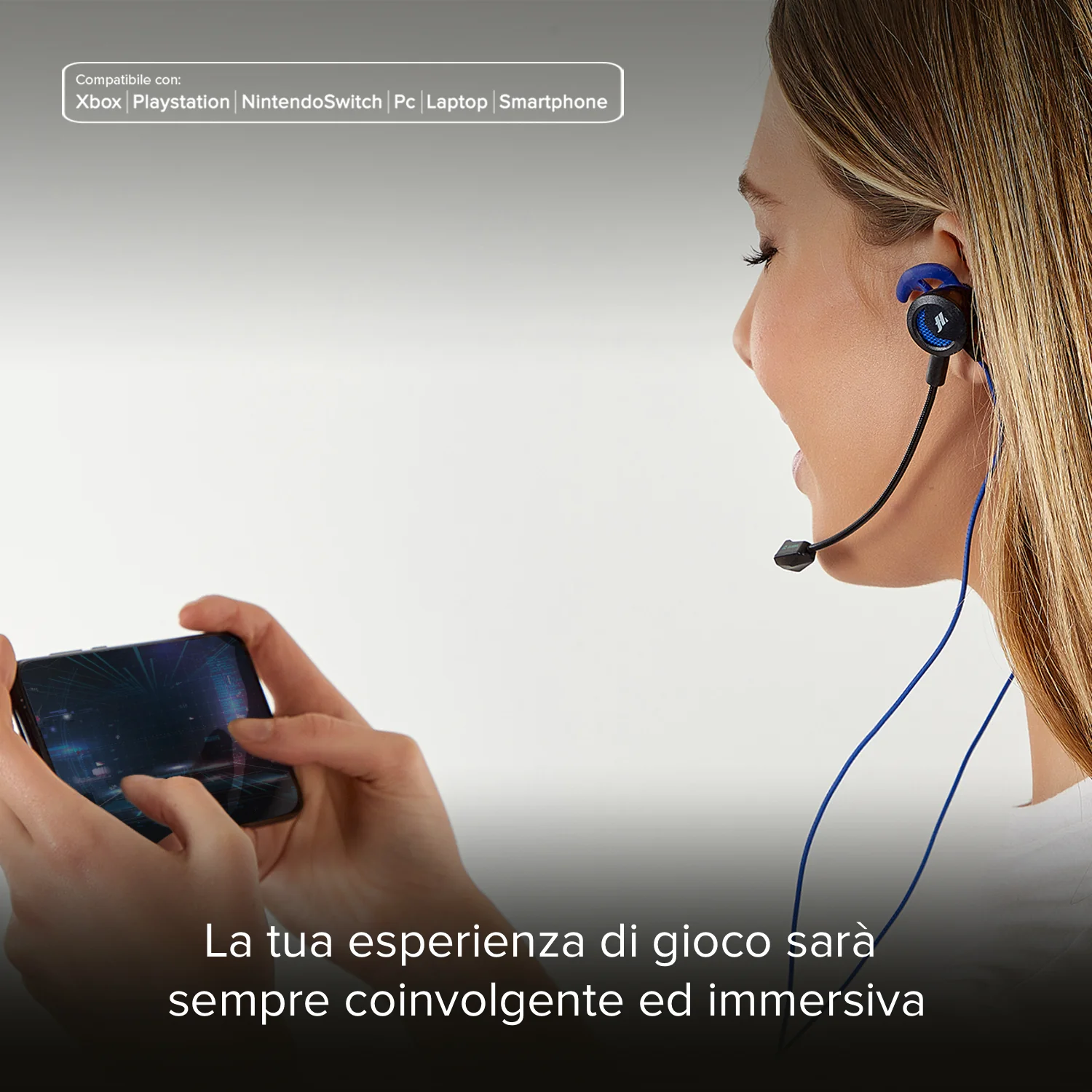 Auricolari gaming con filo stereo e microfono orientabile - Image 8