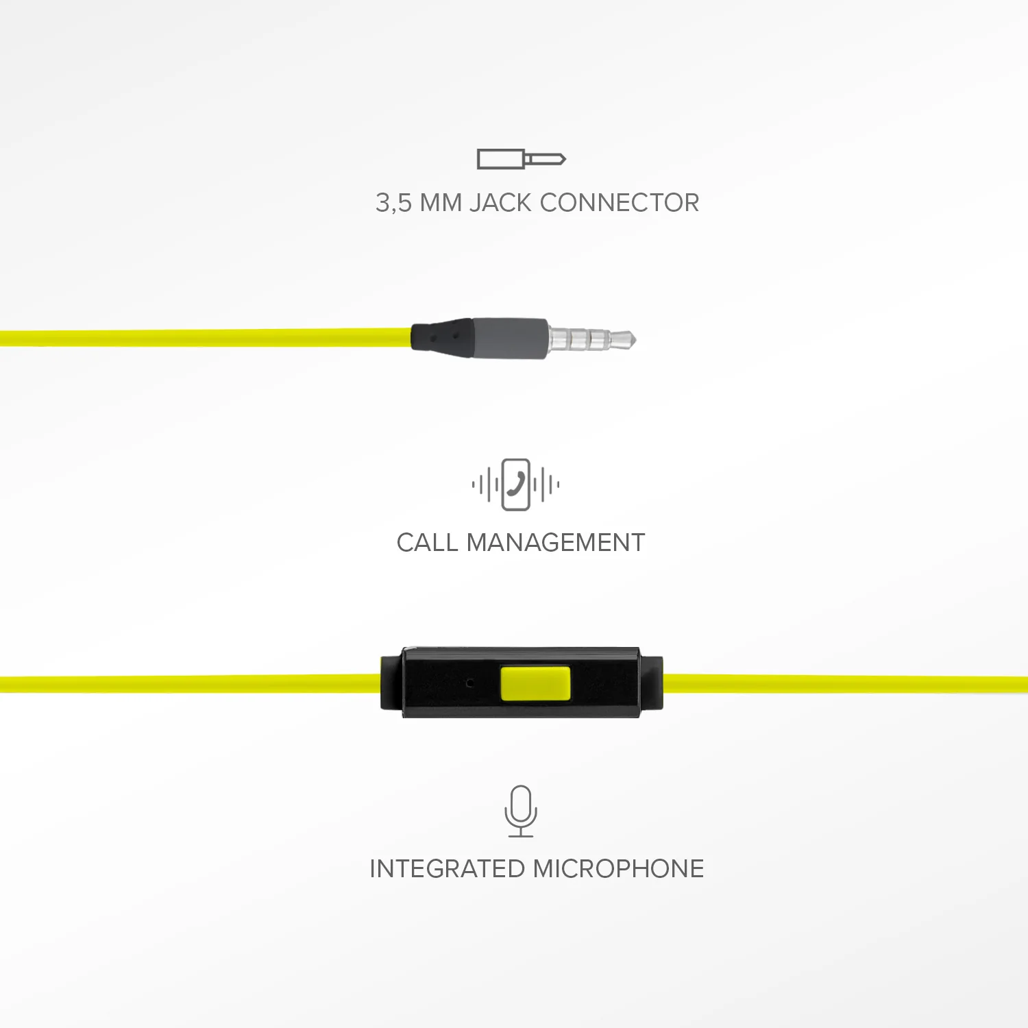 Auricolari Sport in-ear con archetto e filo stereo - Image 4