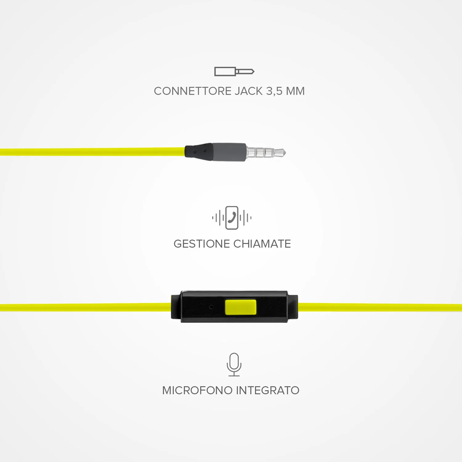 Auricolari Sport in-ear con archetto e filo stereo - Image 5