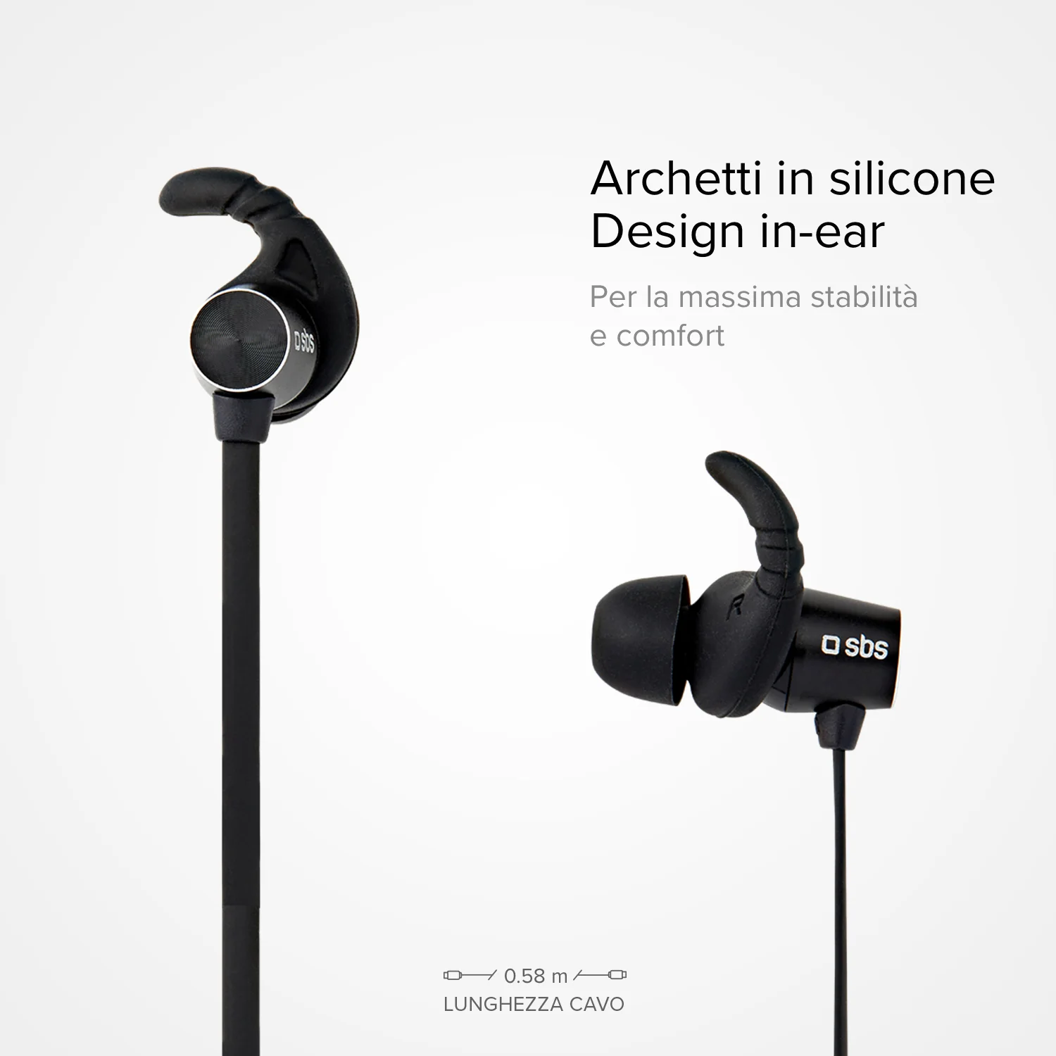 Auricolari wireless Multipoint magnetici BT501 - Image 3