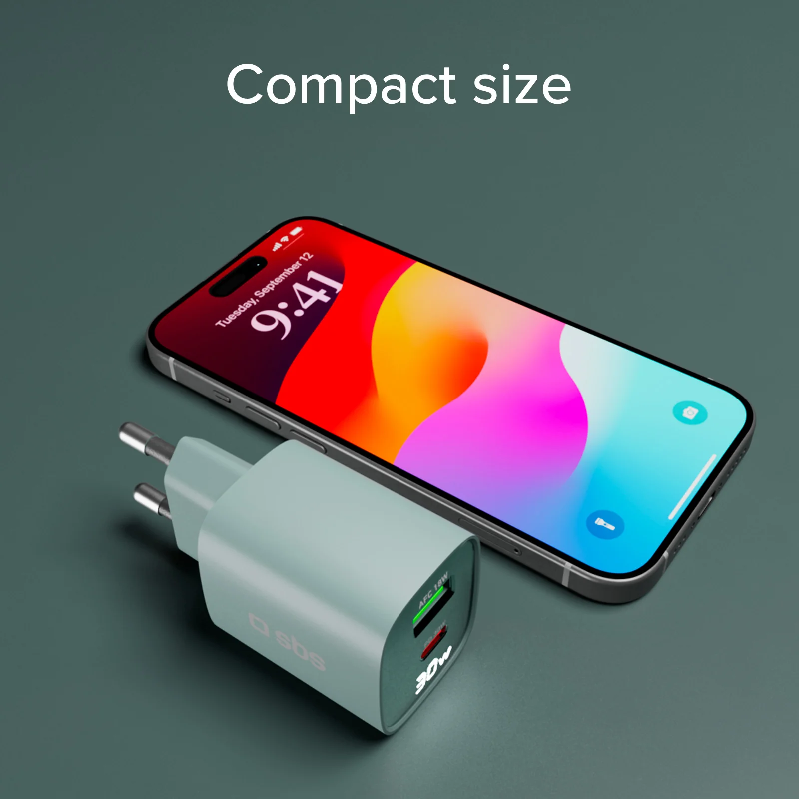Caricabatterie da muro, schermo LCD, 1 uscita USB-C PD 30W, 1 uscita USB-A 18W - Image 14