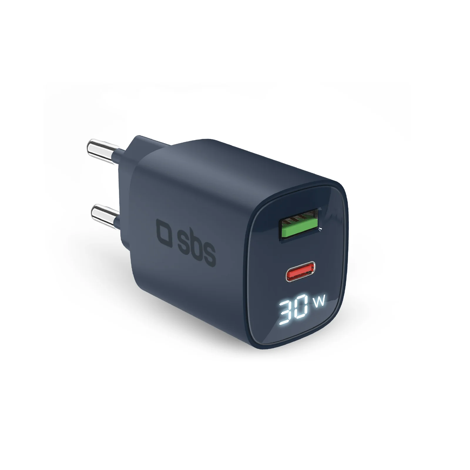 Caricabatterie da muro, schermo LCD, 1 uscita USB-C PD 30W, 1 uscita USB-A 18W - Image 18