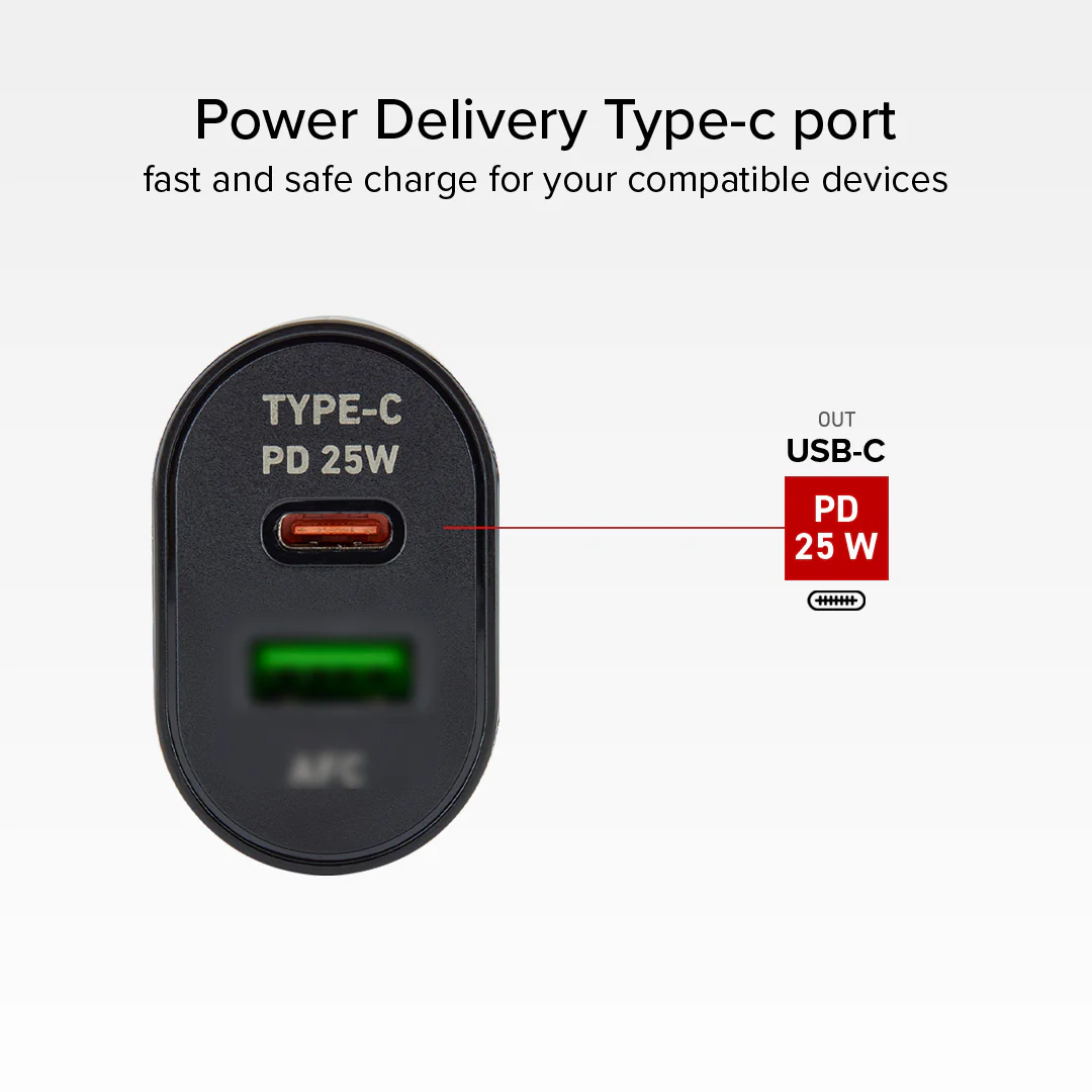 Caricatore caricabatterie 25 Watt - Ricarica ultra rapida e uscita USB-C - Image 4