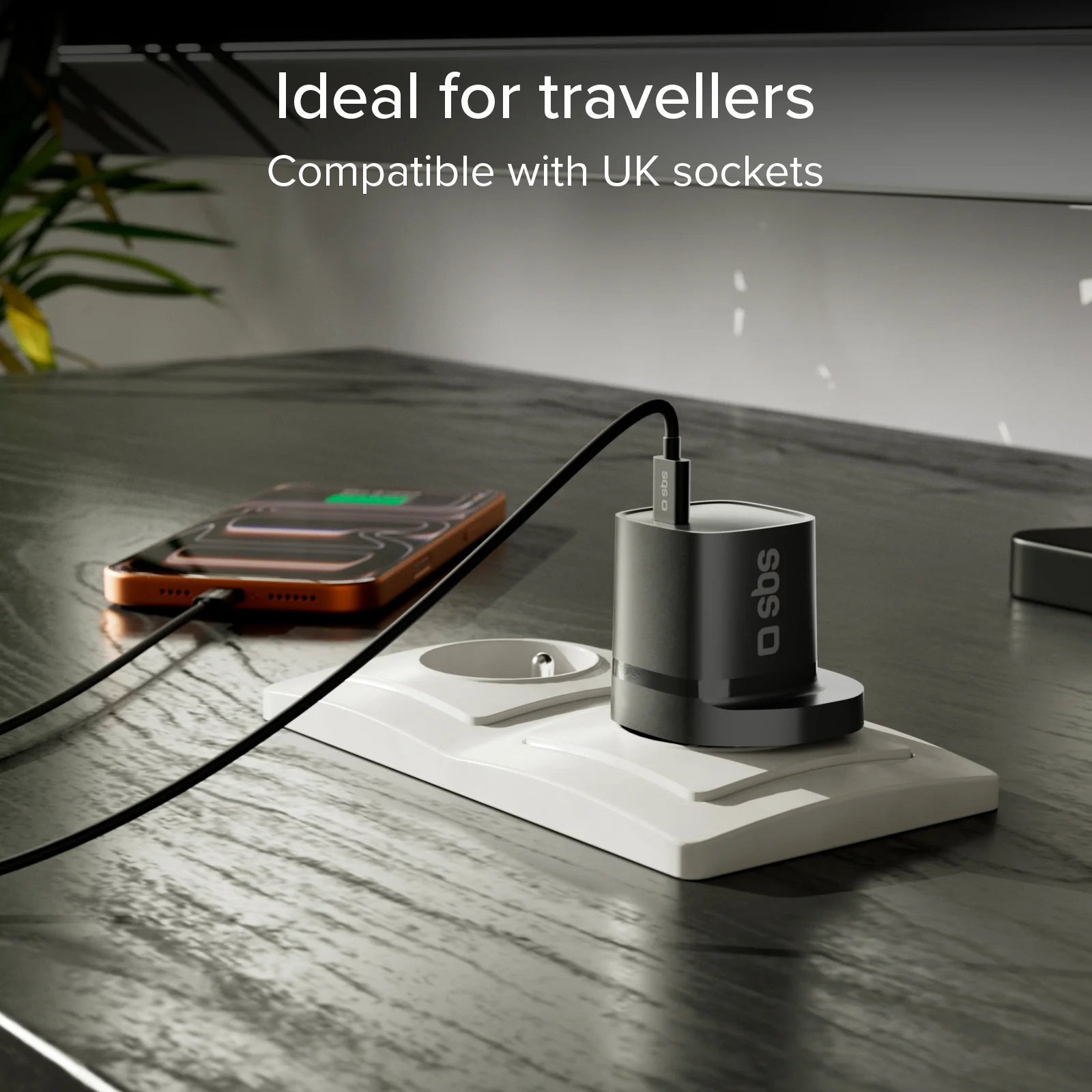 Caricatore caricabatterie con presa USB-C a 30W di potenza e spina inglese UK - Image 10