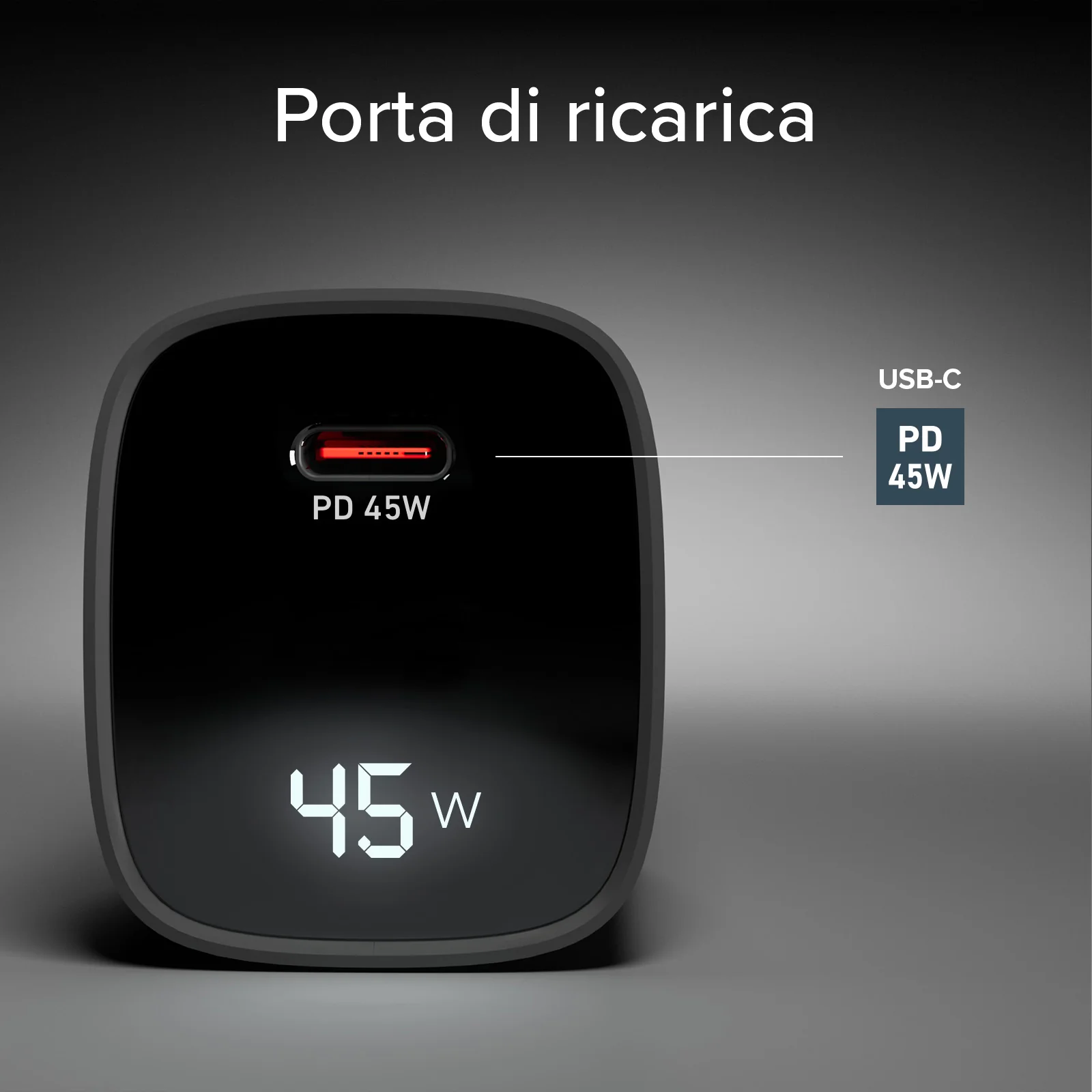 Caricatore caricabatterie 45 Watt con display integrato - Image 7