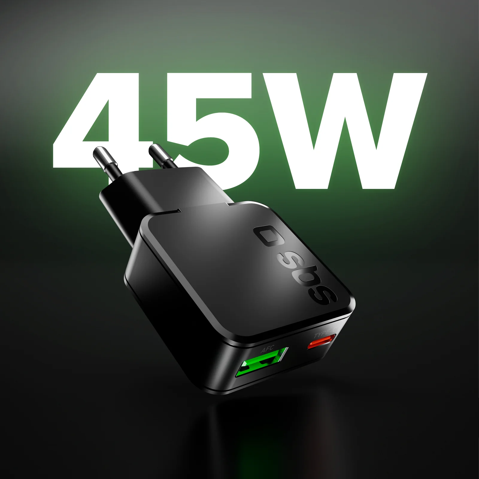 Caricatore da muro 45w USB-C Ultra Slim con doppia porta - Image 3