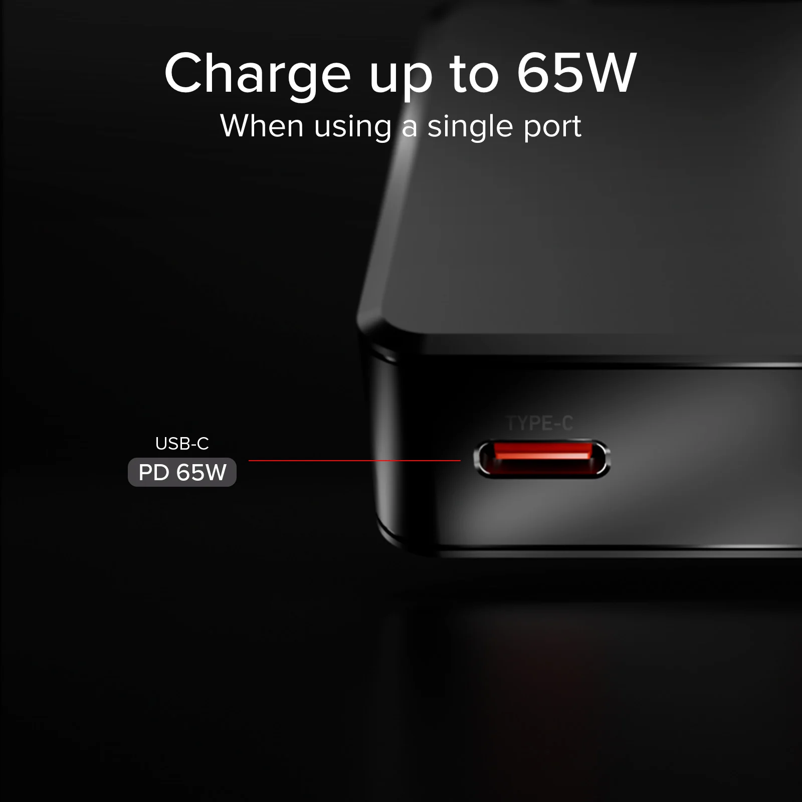 Caricatore da muro 65w USB-C Ultra Slim con doppia uscita - Image 12