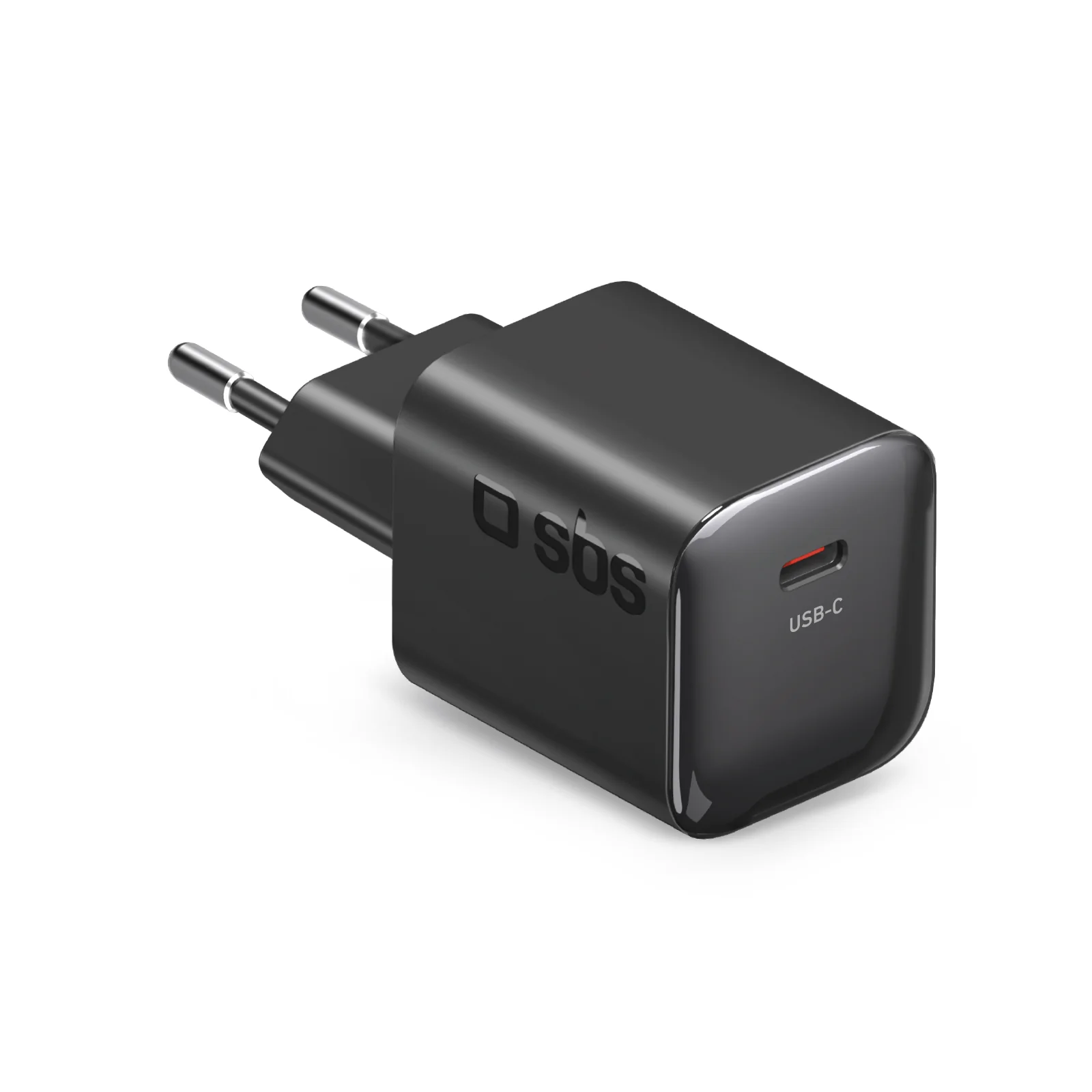 Caricatore da muro USB-C 20W GaN PD 3.0 mini size per smartphone e tablet