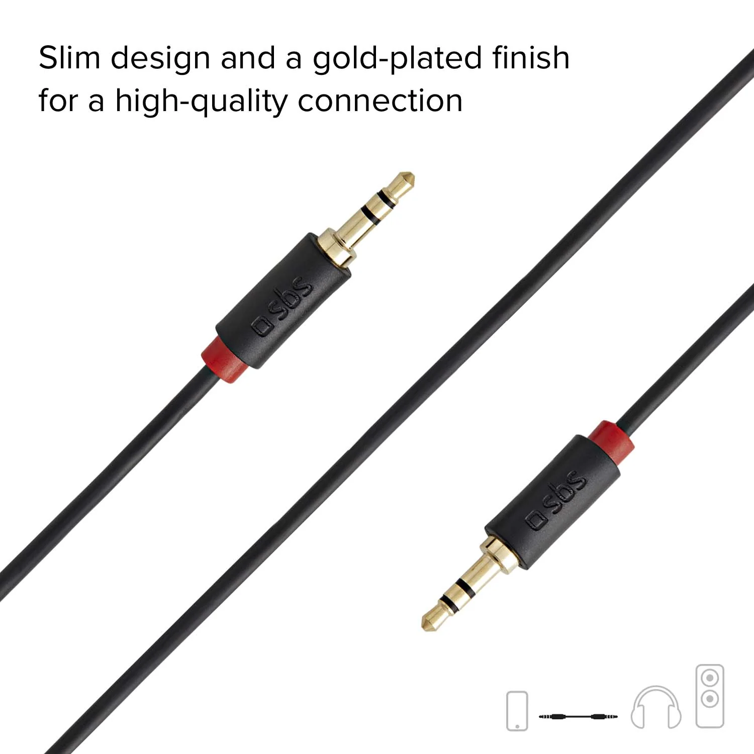 Cavo audio stereo Jack 3,5 mm per cellulari e smartphone - Image 4