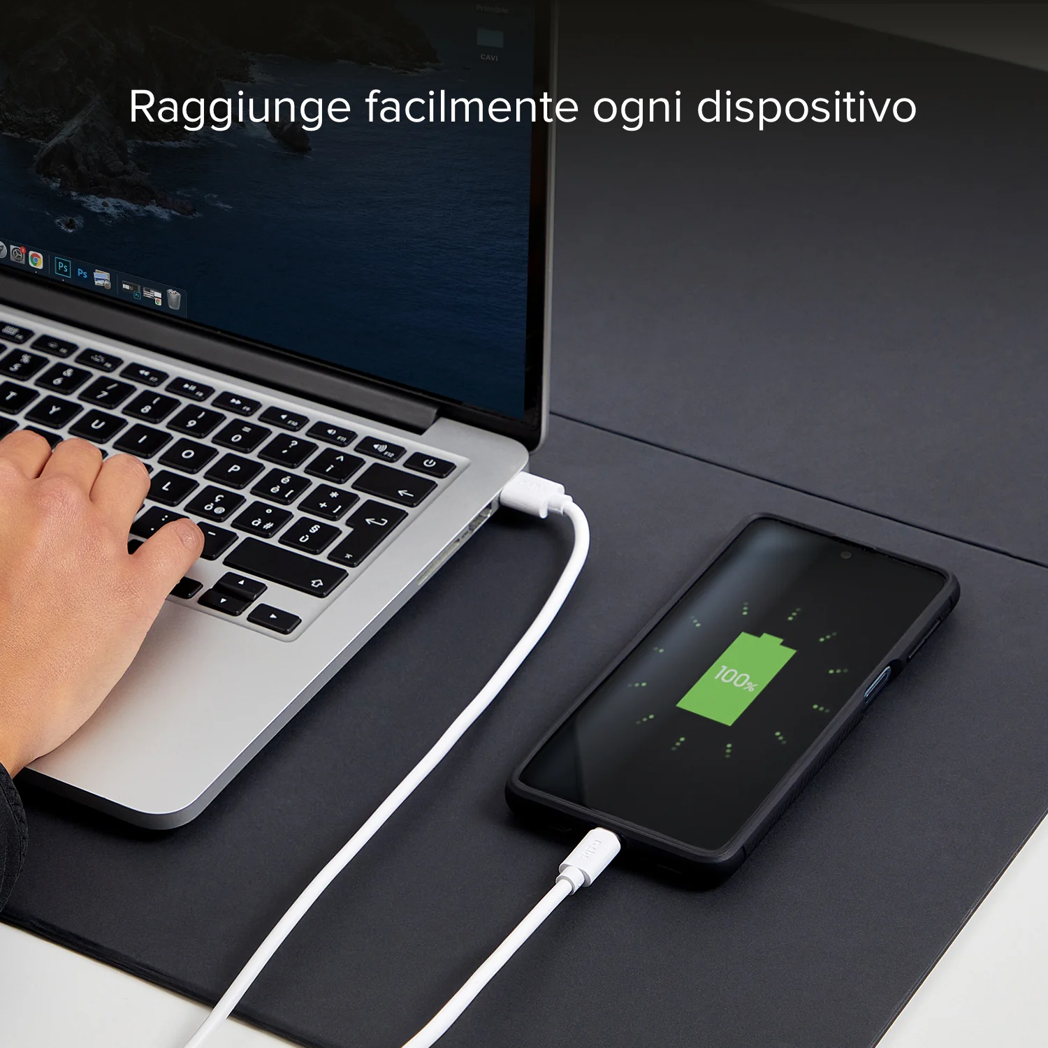 Cavo dati in silicone 1.5 m - Connettori USB a USB-C - Image 14