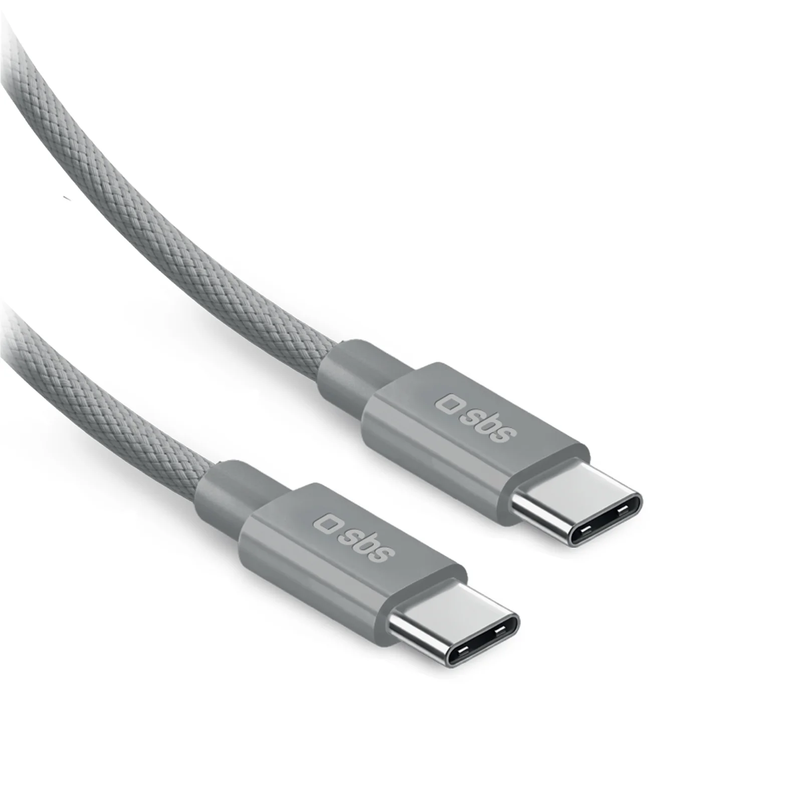 Cavo ricarica e dati USB-C 2.0 240W 2 metri in nylon intrecciato antigroviglio