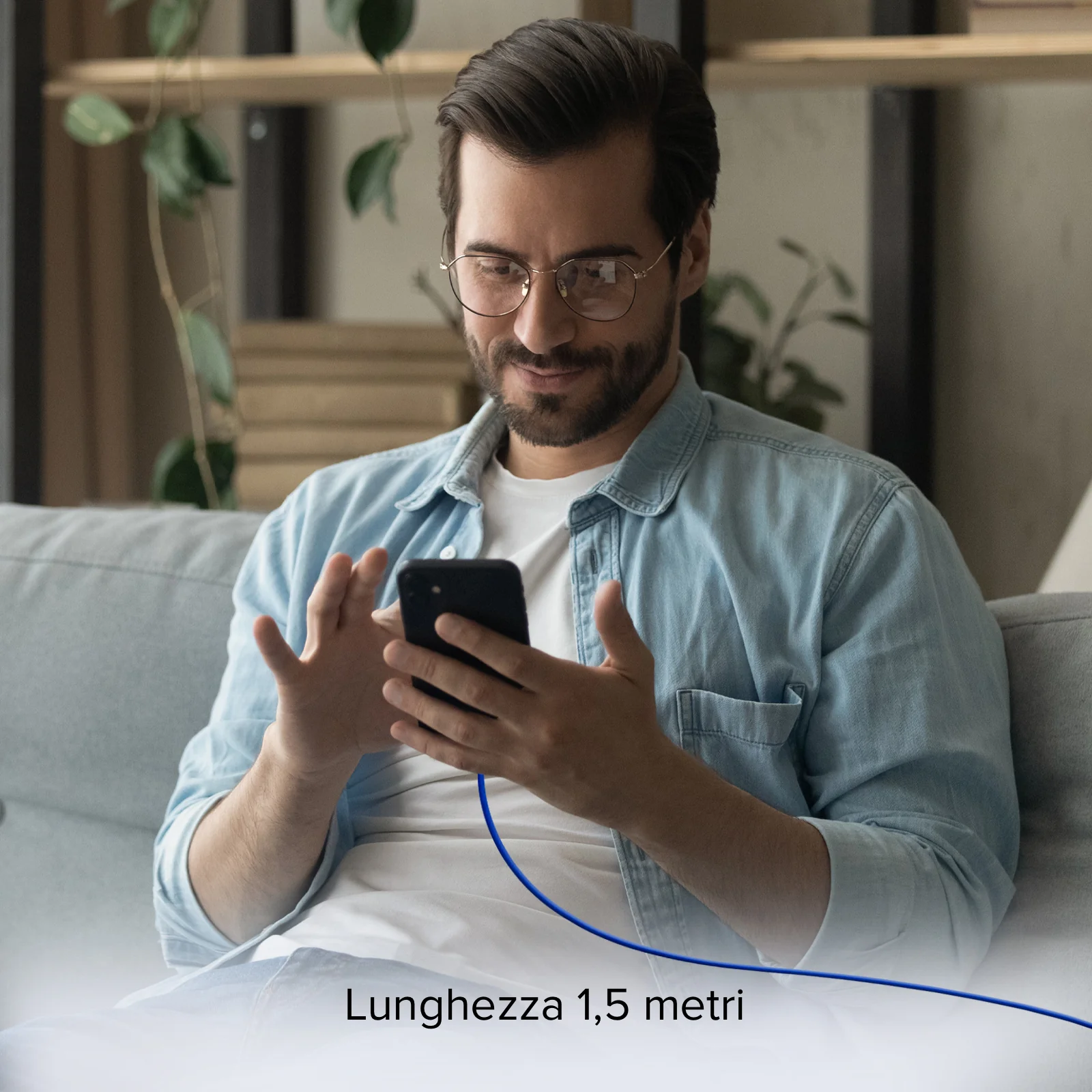 Cavo USB-C - USB-C in tessuto con fermacavo, 1.5 metri - Image 15