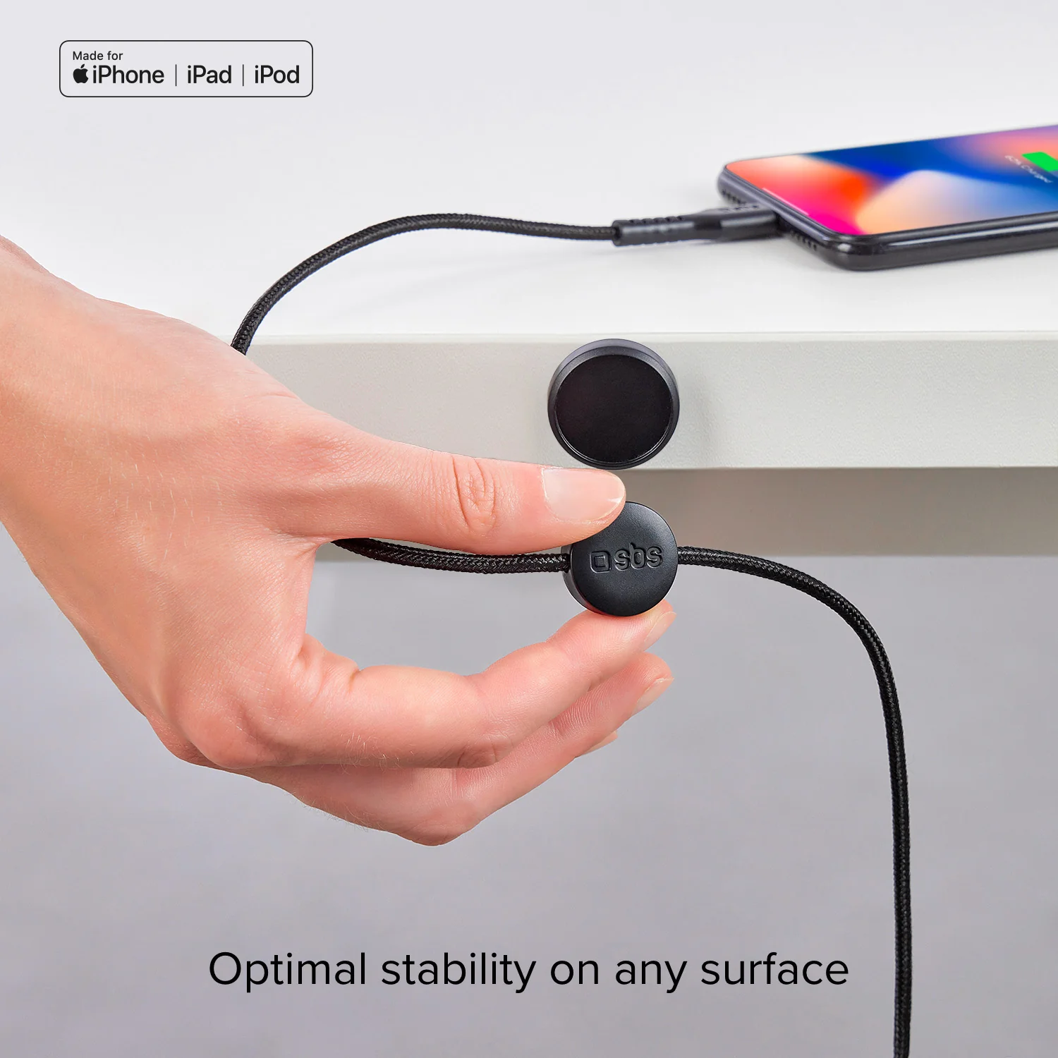 Cavo dati e ricarica con supporto magnetico - Connettori Lightning MFi a USB-C - Image 6
