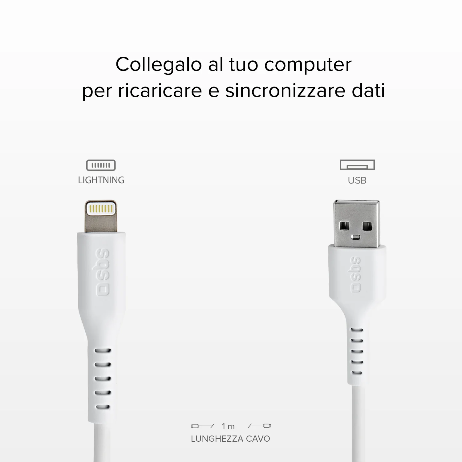 Cavo dati e ricarica USB - Lightning - Image 5