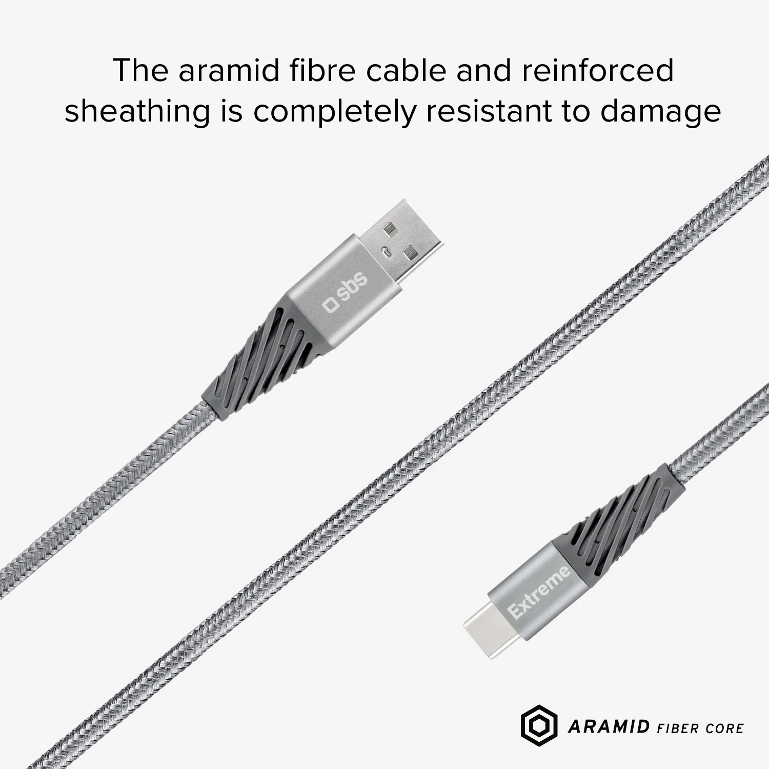 Cavo USB-A - USB-C dati e ricarica ultra resistente in fibra aramidica 1.5 m - Image 7
