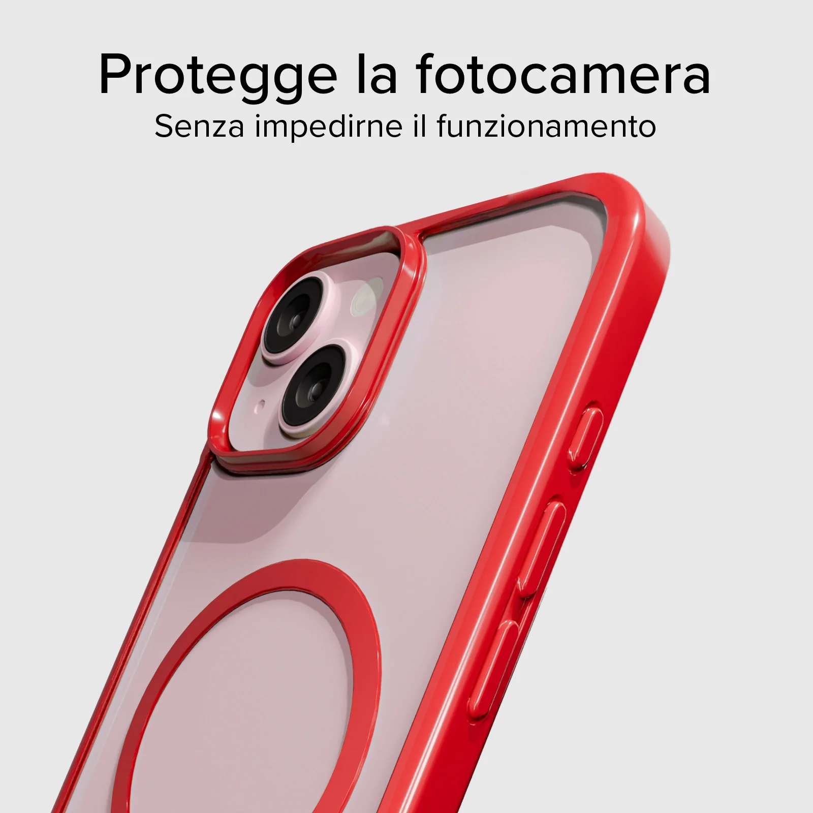 Cover per iPhone 15 con bordi colorati compatibile con ricarica MagSafe - Image 22