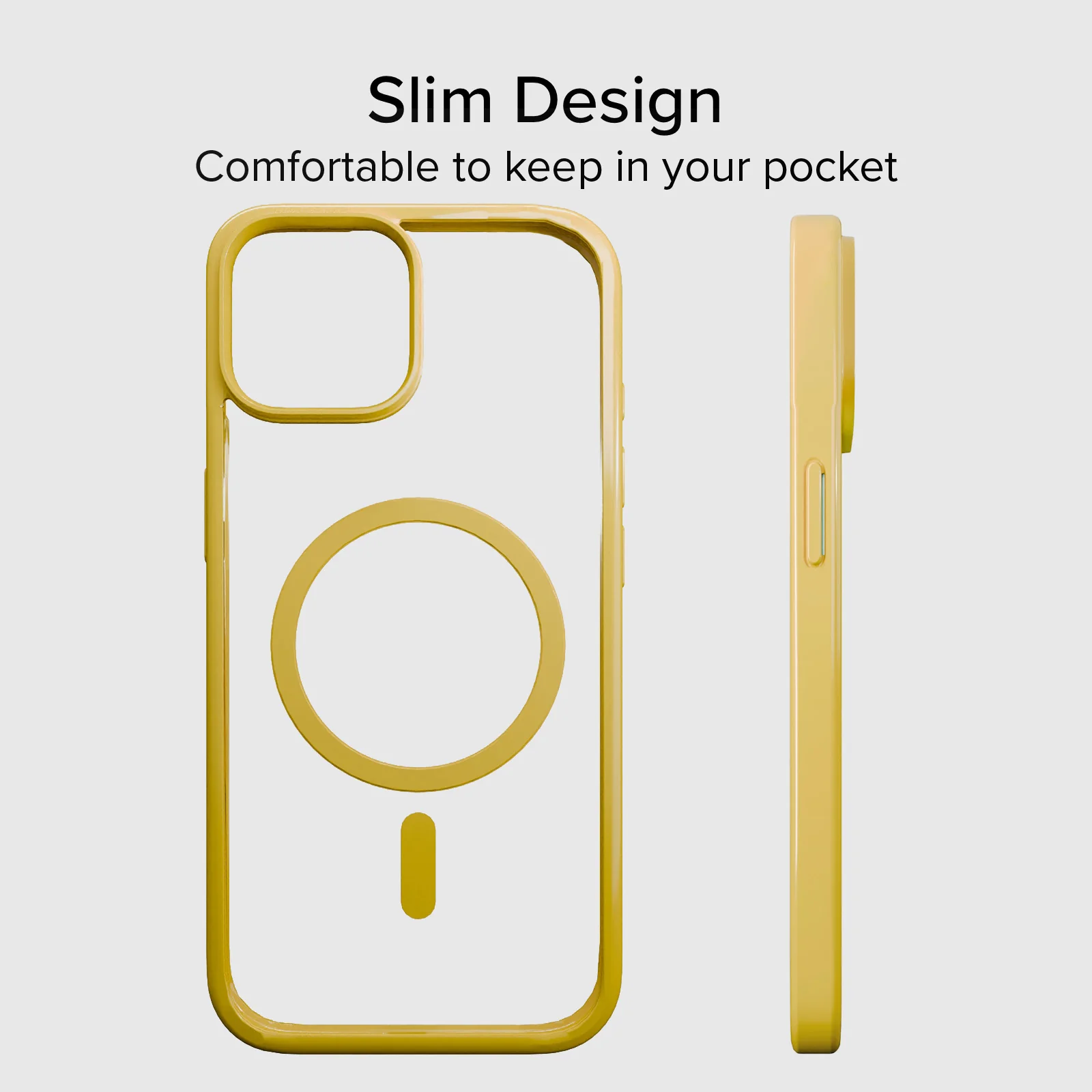 Cover per iPhone 15 con bordi colorati compatibile con ricarica MagSafe - Image 43