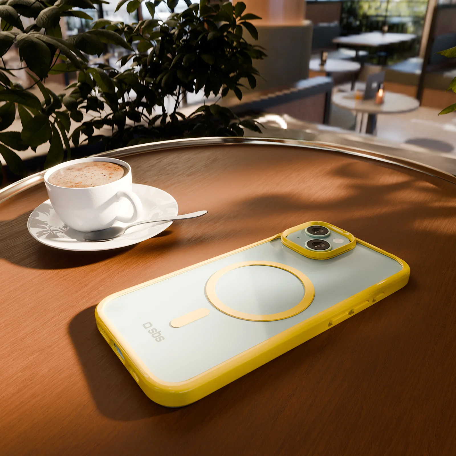 Cover per iPhone 15 con bordi colorati compatibile con ricarica MagSafe - Image 44