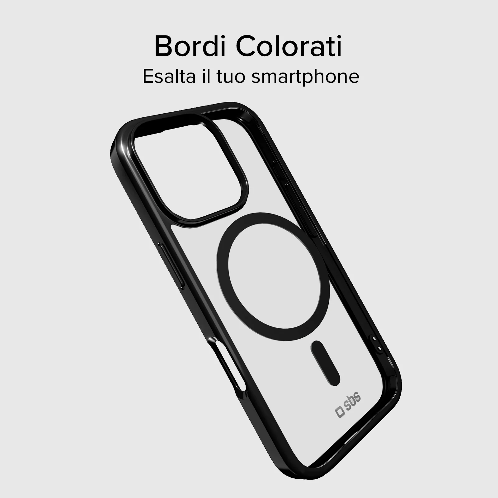 Cover per iPhone 16 Pro con bordi colorati compatibile con ricarica MagSafe - Image 17