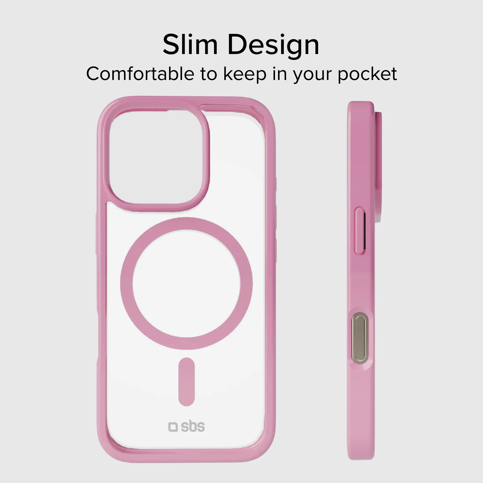 Cover per iPhone 16 Pro con bordi colorati compatibile con ricarica MagSafe - Image 43