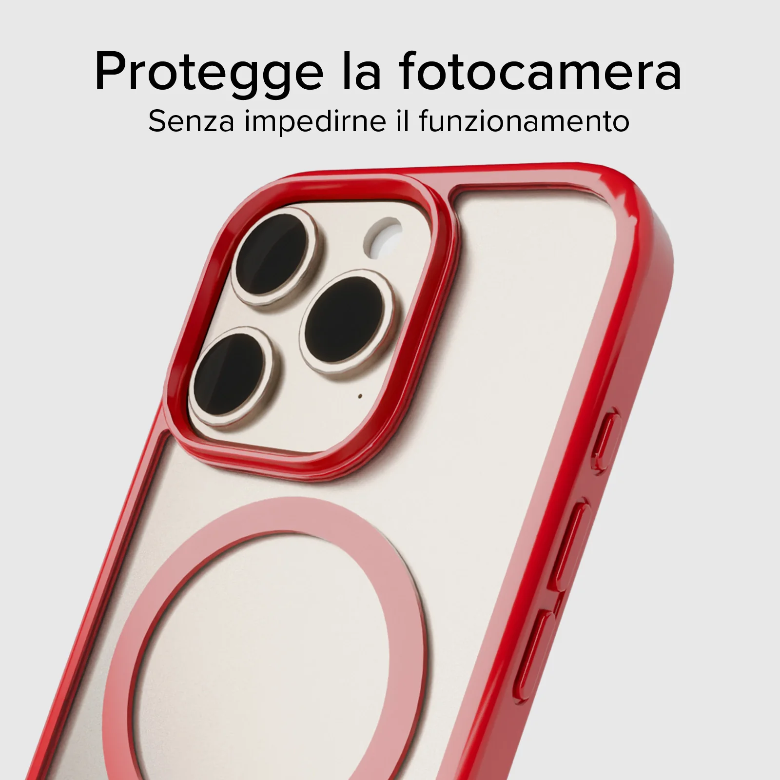 Cover per iPhone 16 Pro con bordi colorati compatibile con ricarica MagSafe - Image 52