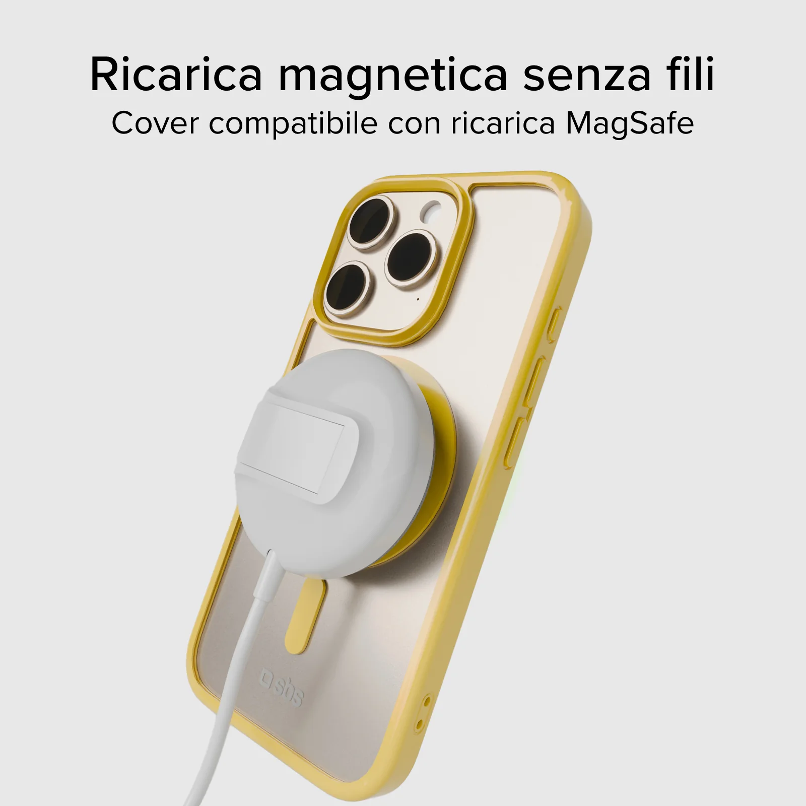 Cover per iPhone 16 Pro con bordi colorati compatibile con ricarica MagSafe - Image 69