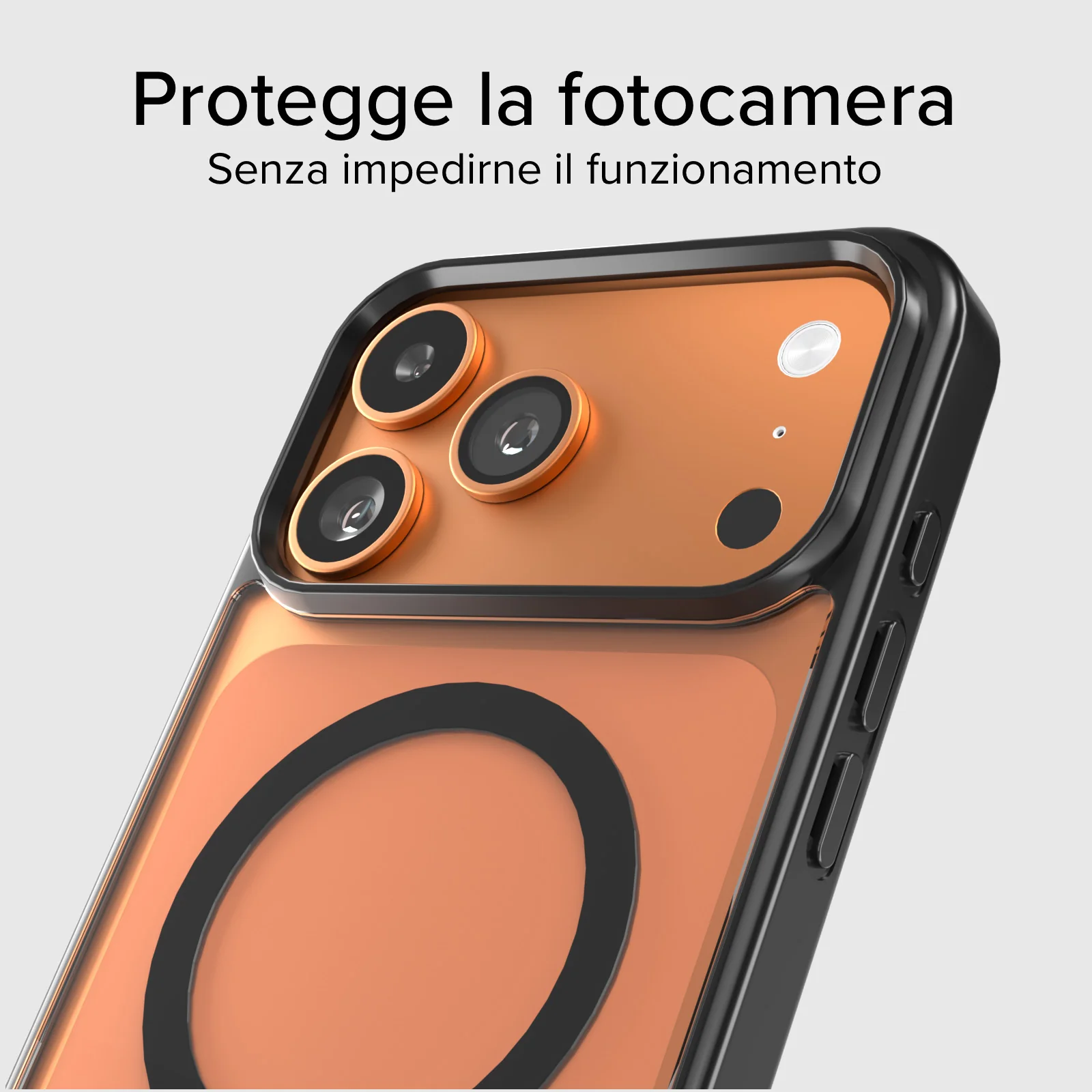 Cover per iPhone 17 Pro Max con bordi colorati compatibile con ricarica MagSafe - Image 22