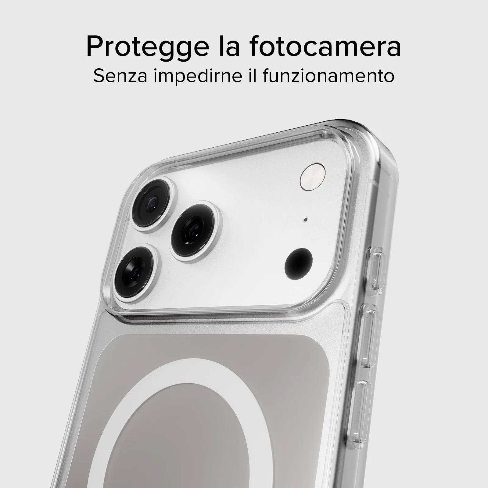 Cover trasparente e sottile per iPhone 17 Pro compatibile con ricarica Magsafe - Image 7
