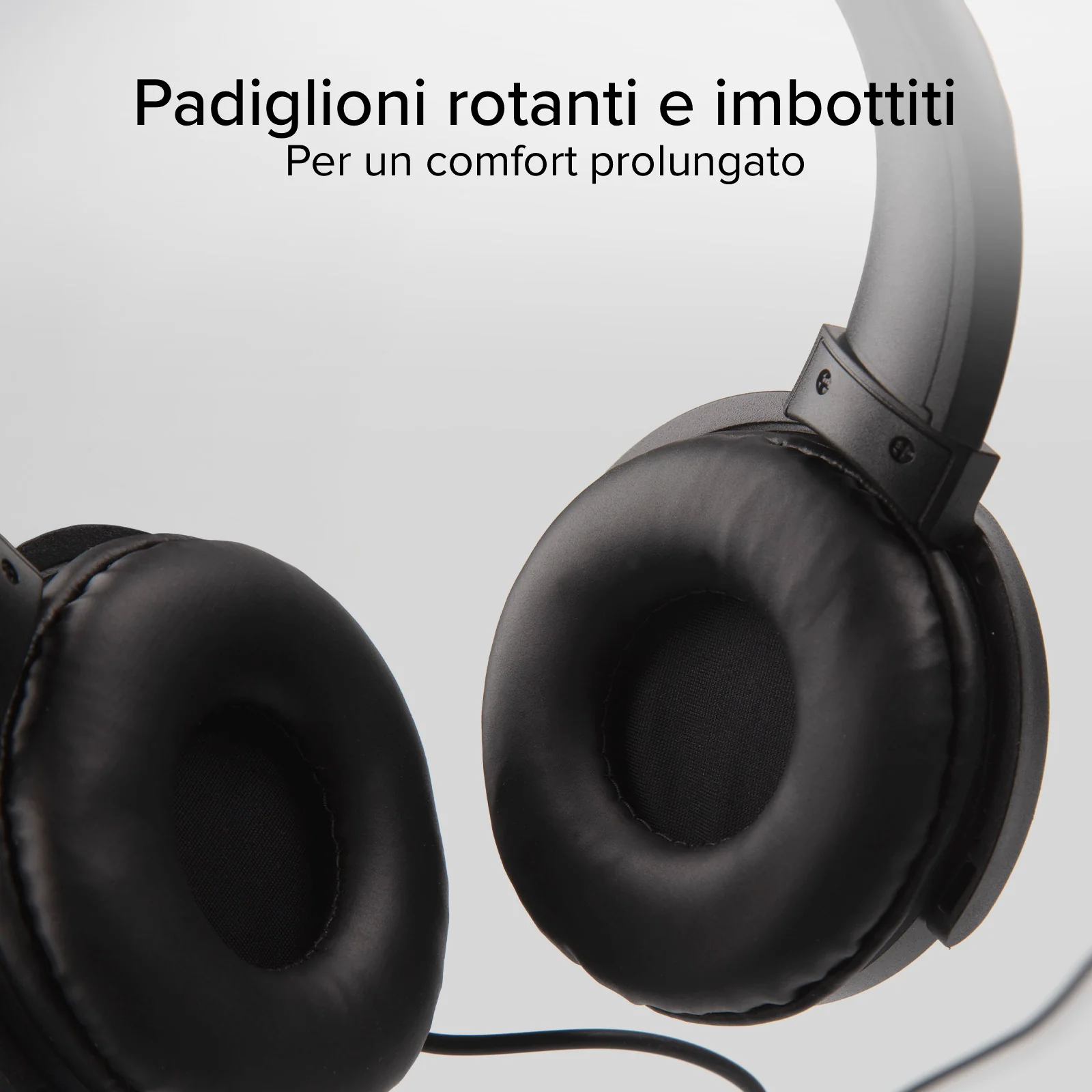 Cuffie a filo con padiglioni morbidi rotanti - Image 6