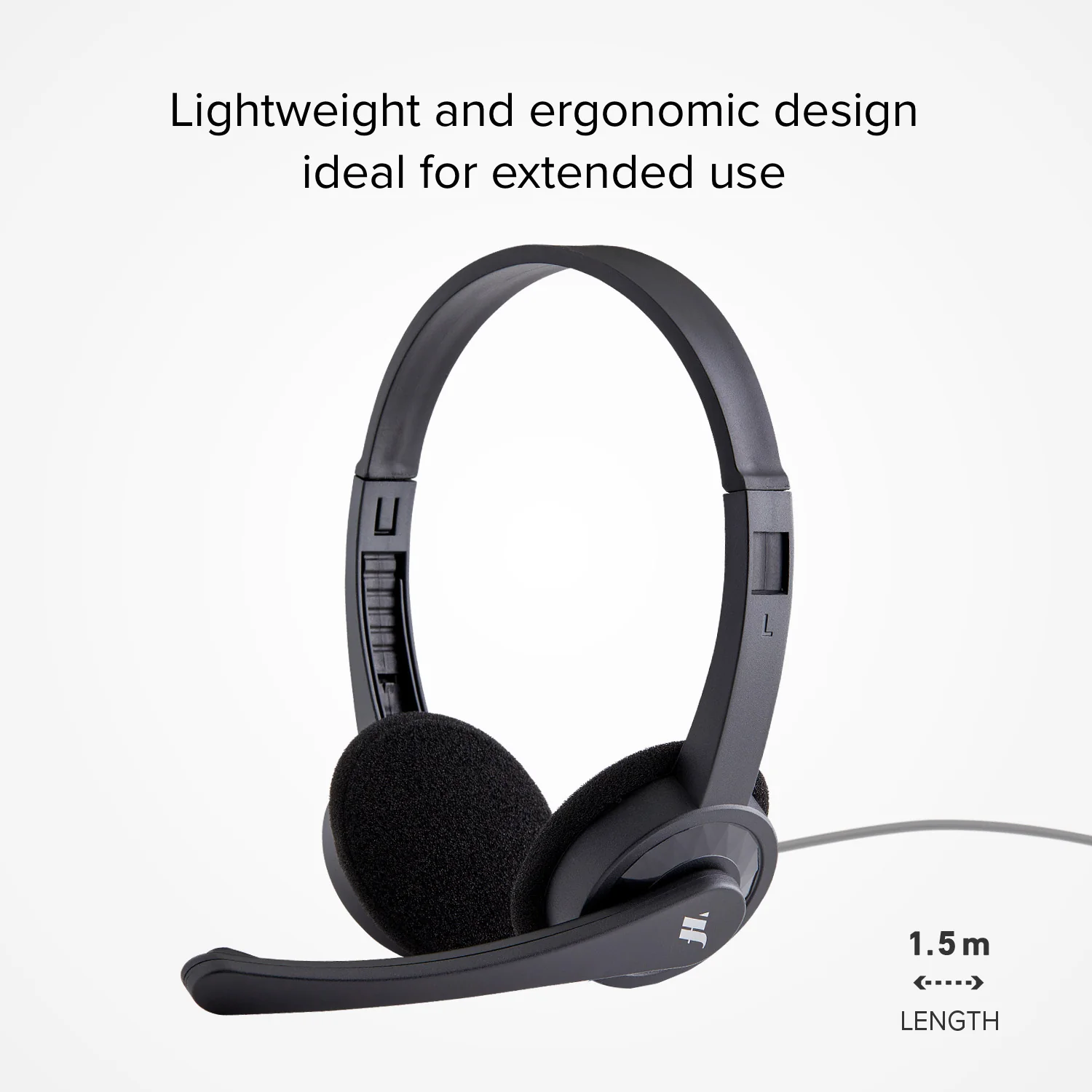 Cuffie stereo con filo jack 3.5 mm e microfono orientabile - Image 3