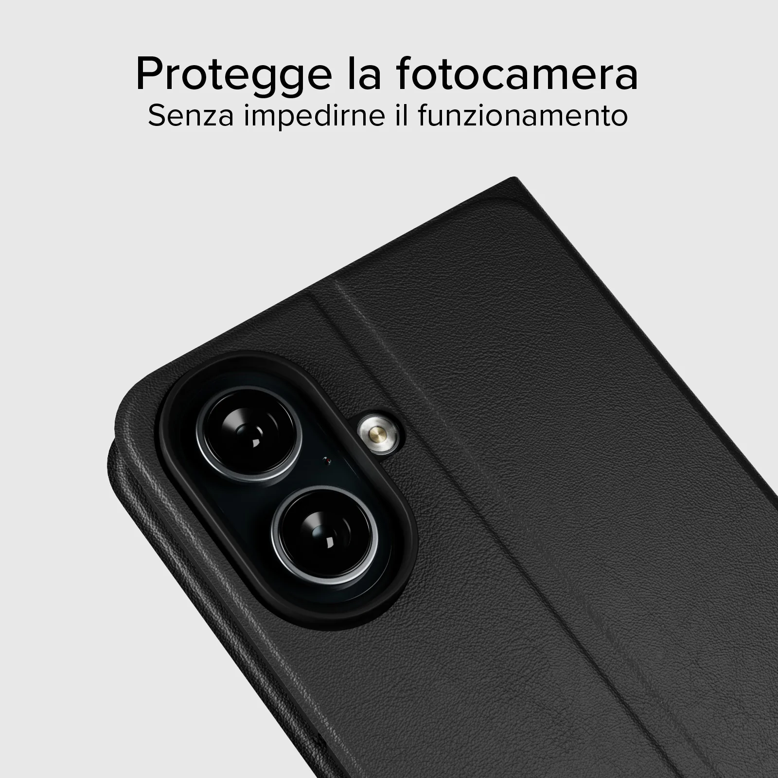 Custodia a libro con supporto stand e superficie soft touch per iPhone 16 Plus - Image 11