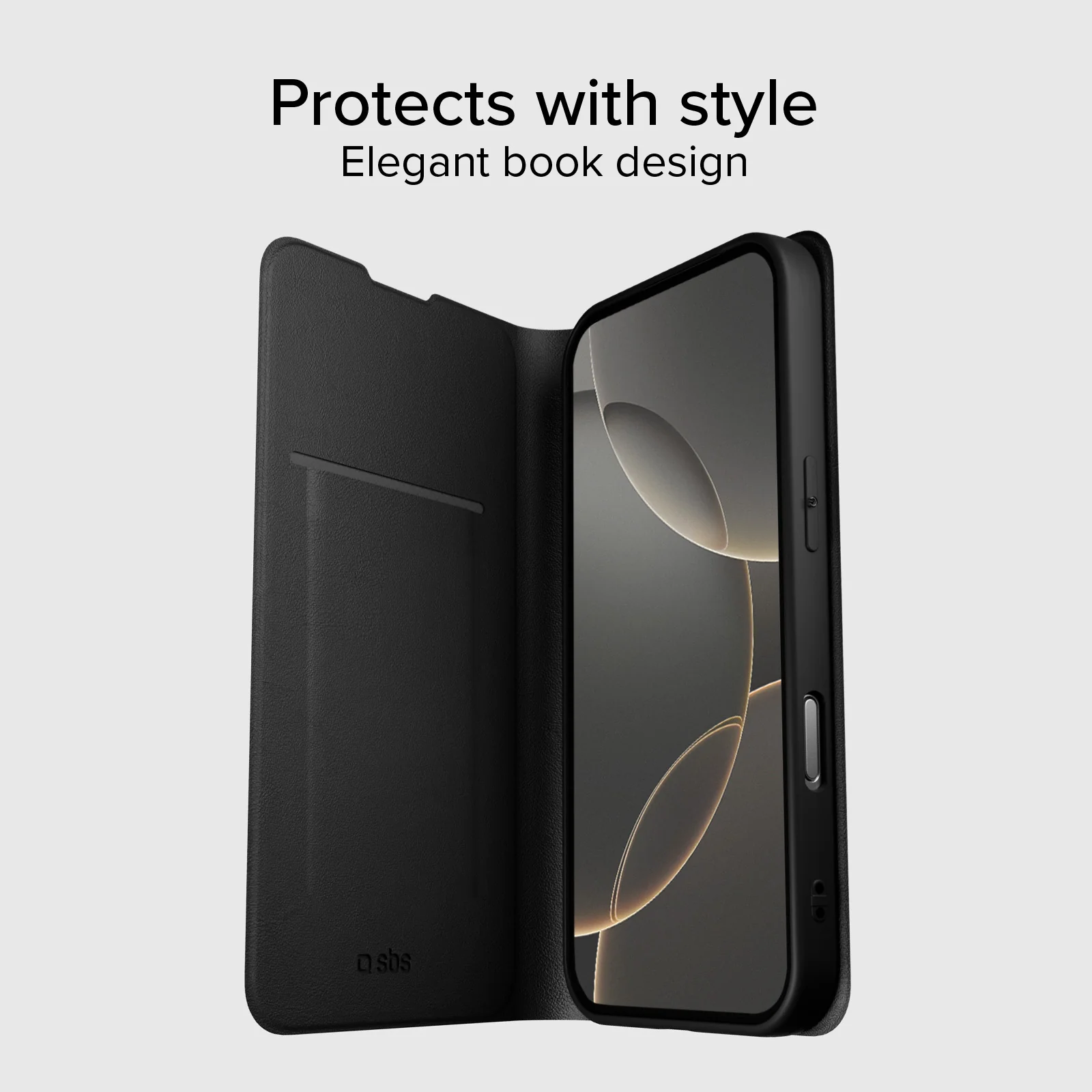 Custodia a libro con supporto stand e superficie soft touch per iPhone 16 Plus - Image 2