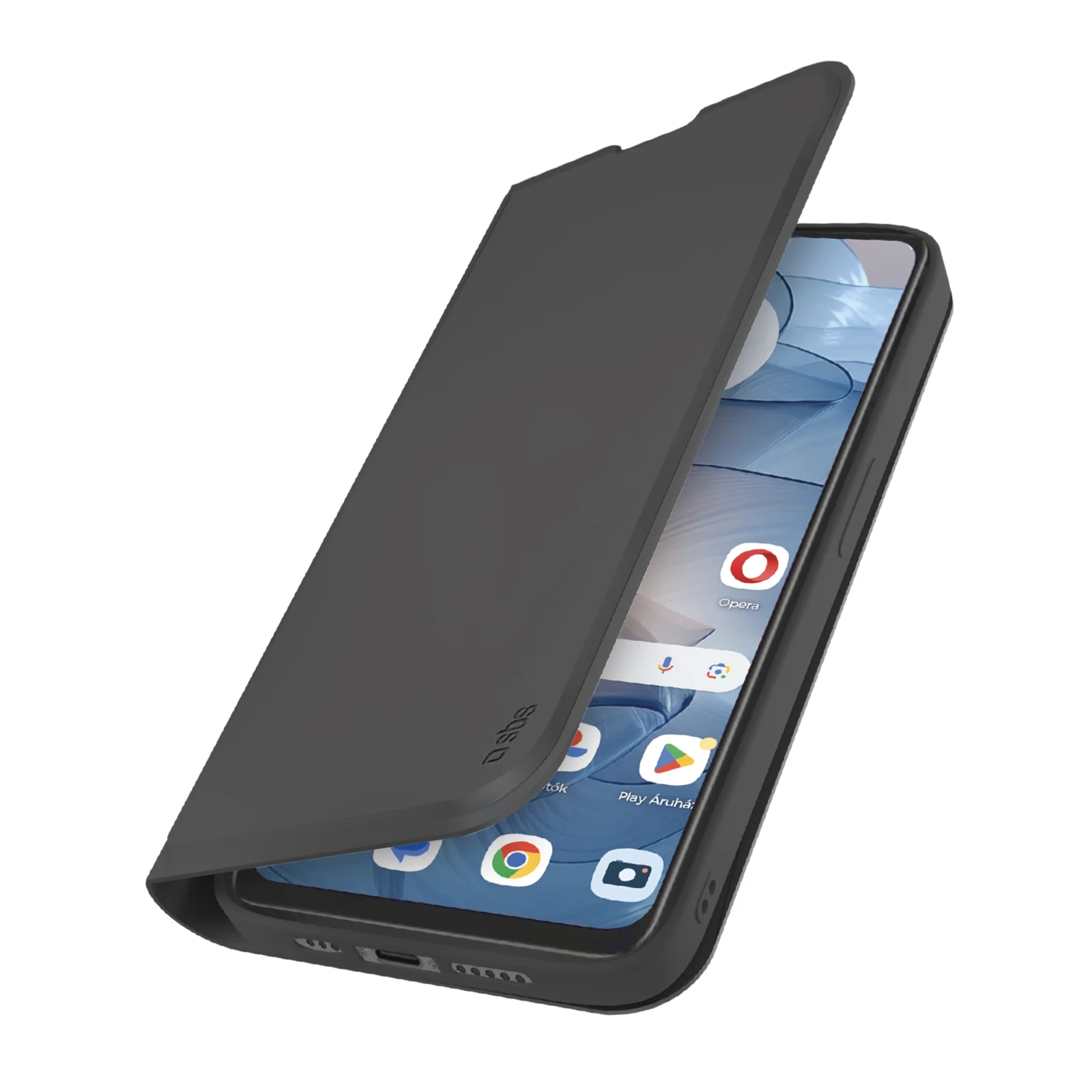 Custodia a libro con supporto stand, soft touch per Motorola G24 Power