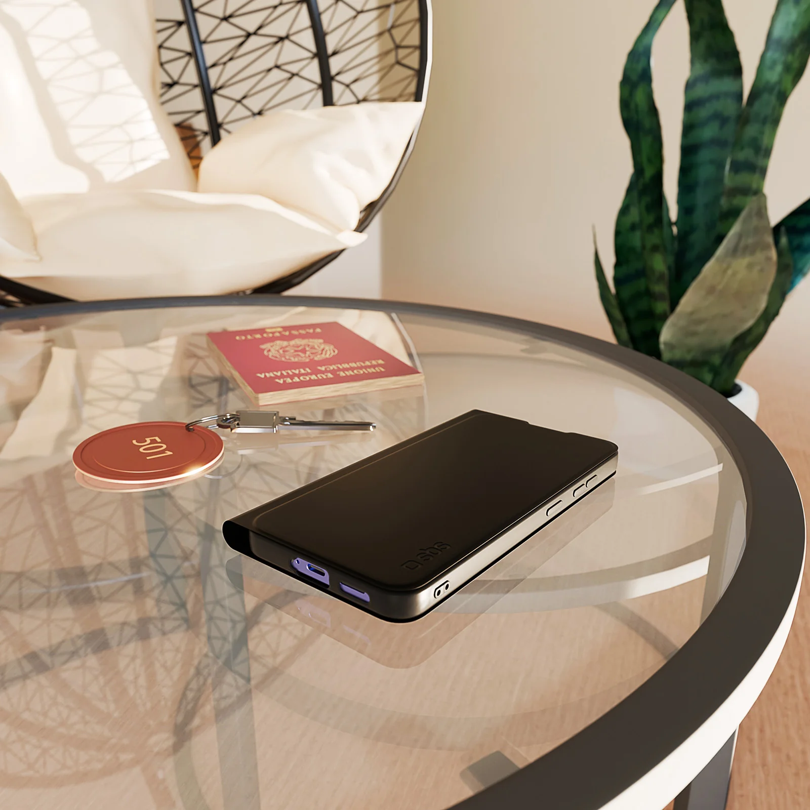 Custodia a libro con supporto stand e superficie soft touch per Samsung S25 - Image 12