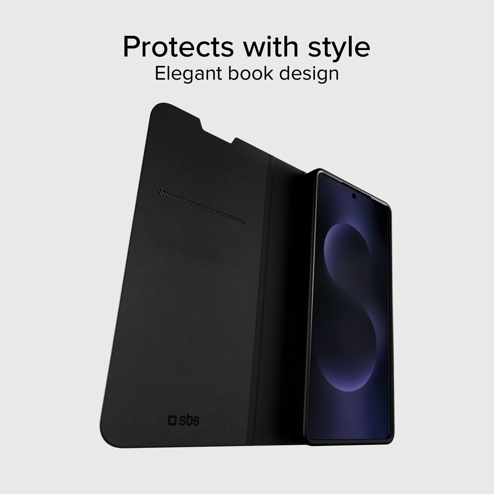 Custodia a libro con supporto stand e superficie soft touch per Samsung S26 Ultra - Image 2