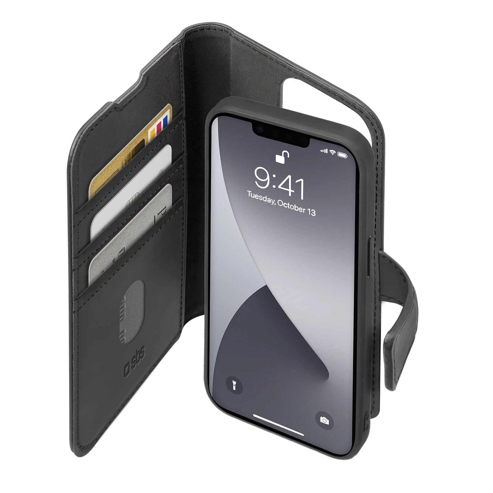 Custodia Book con cover rimovibile per iPhone 13 Pro