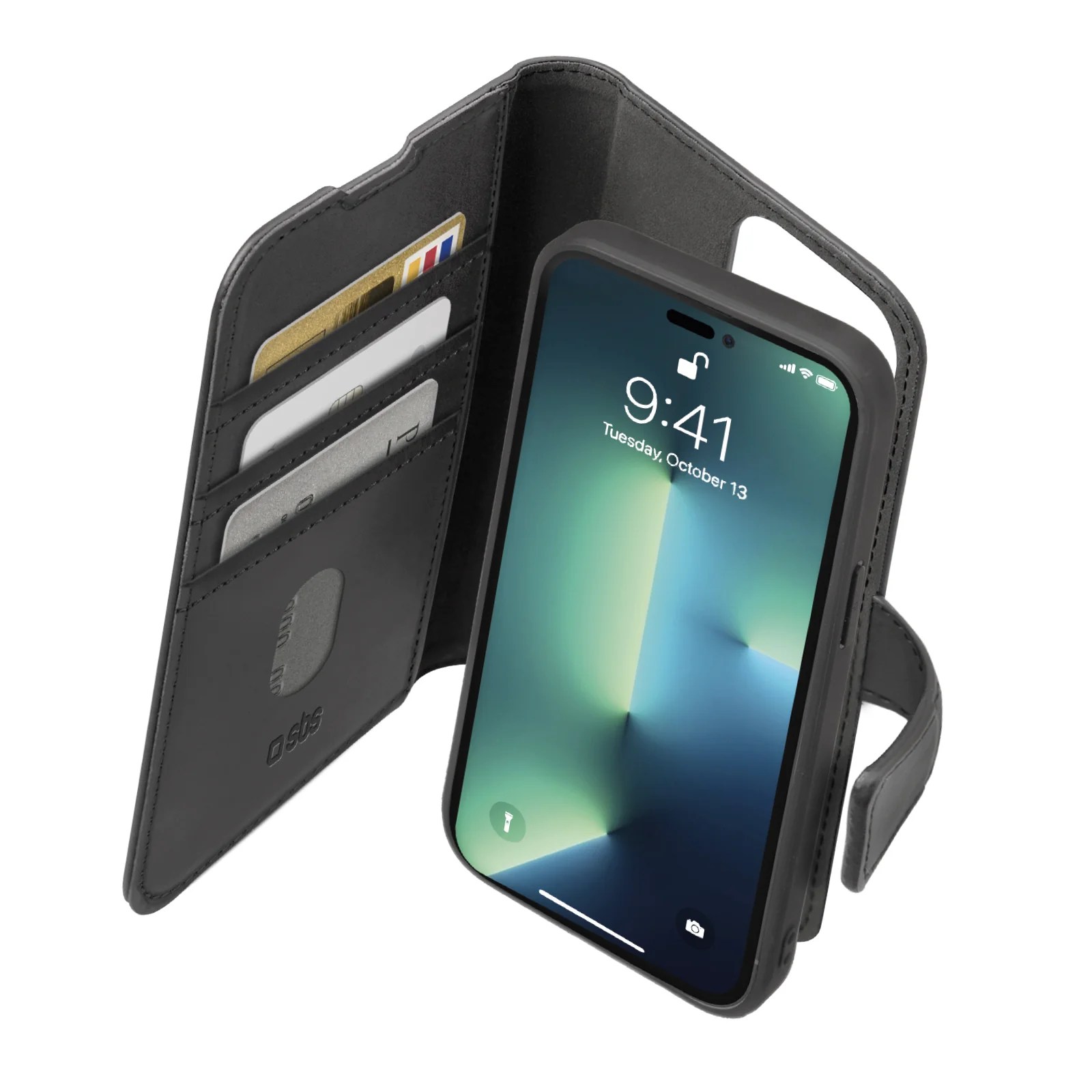 Custodia Book con cover rimovibile per iPhone 14 Pro