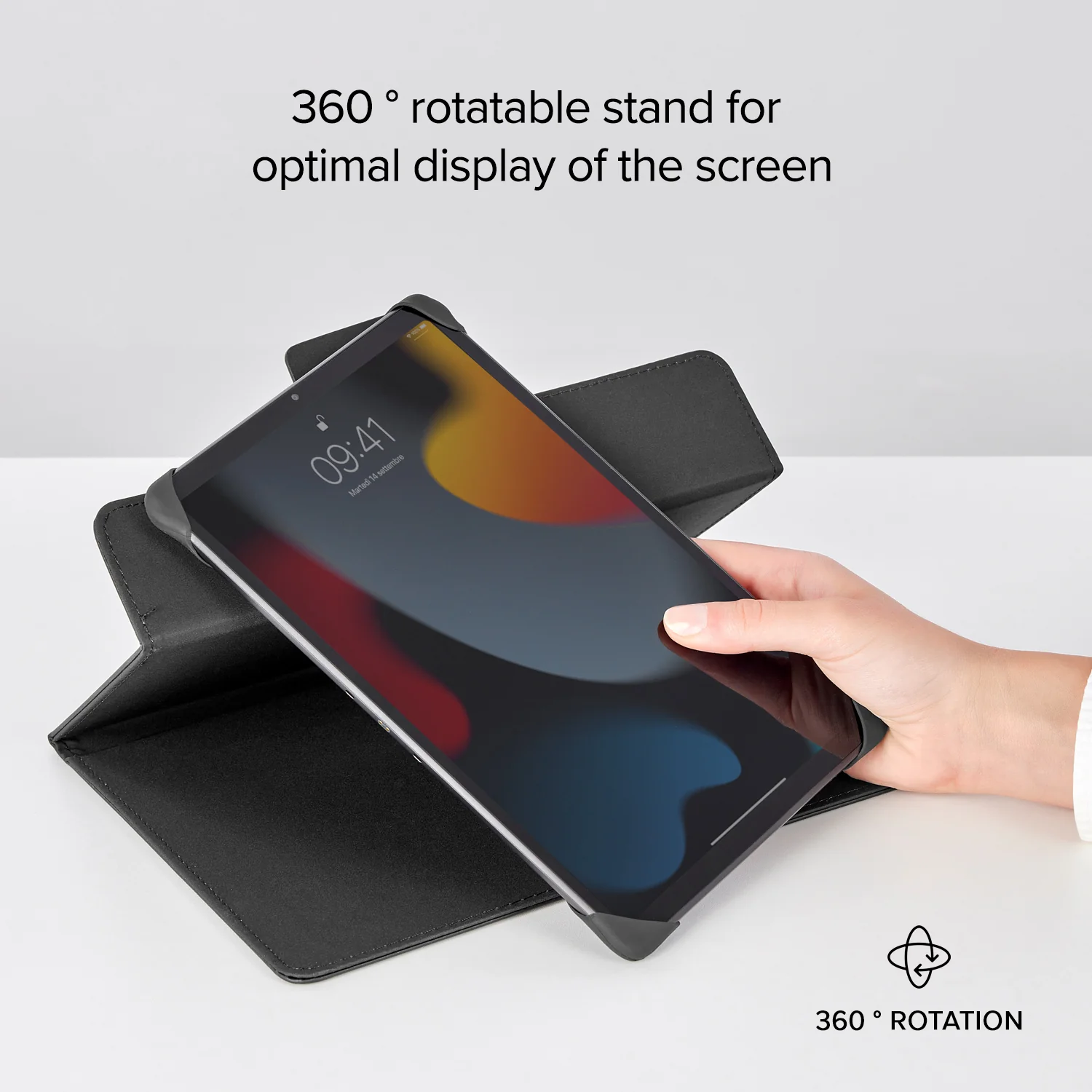 Book Case - Custodia a libro per tablet fino a 11’’ con supporto girevole - Image 7
