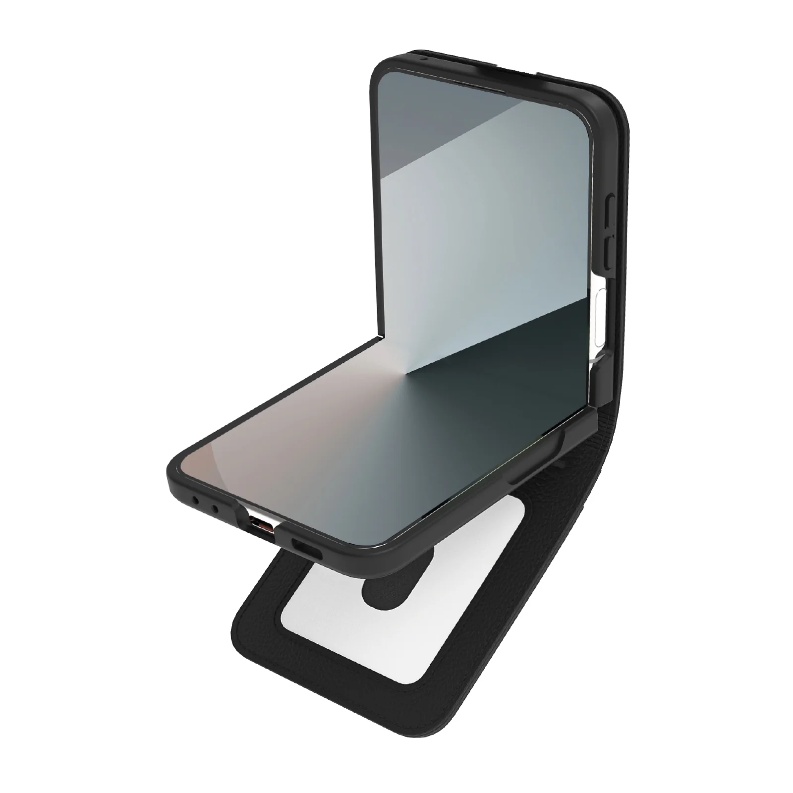 Custodia flip con chiusura magnetica e portatessere per Samsung Z Flip 7 - Image 2