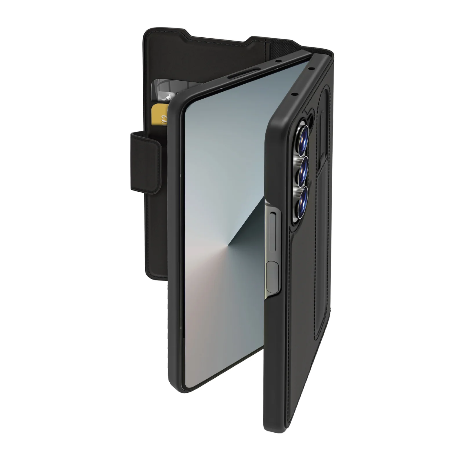 Custodia Fold con chiusura magnetica e portatessere per Samsung Z Fold 7